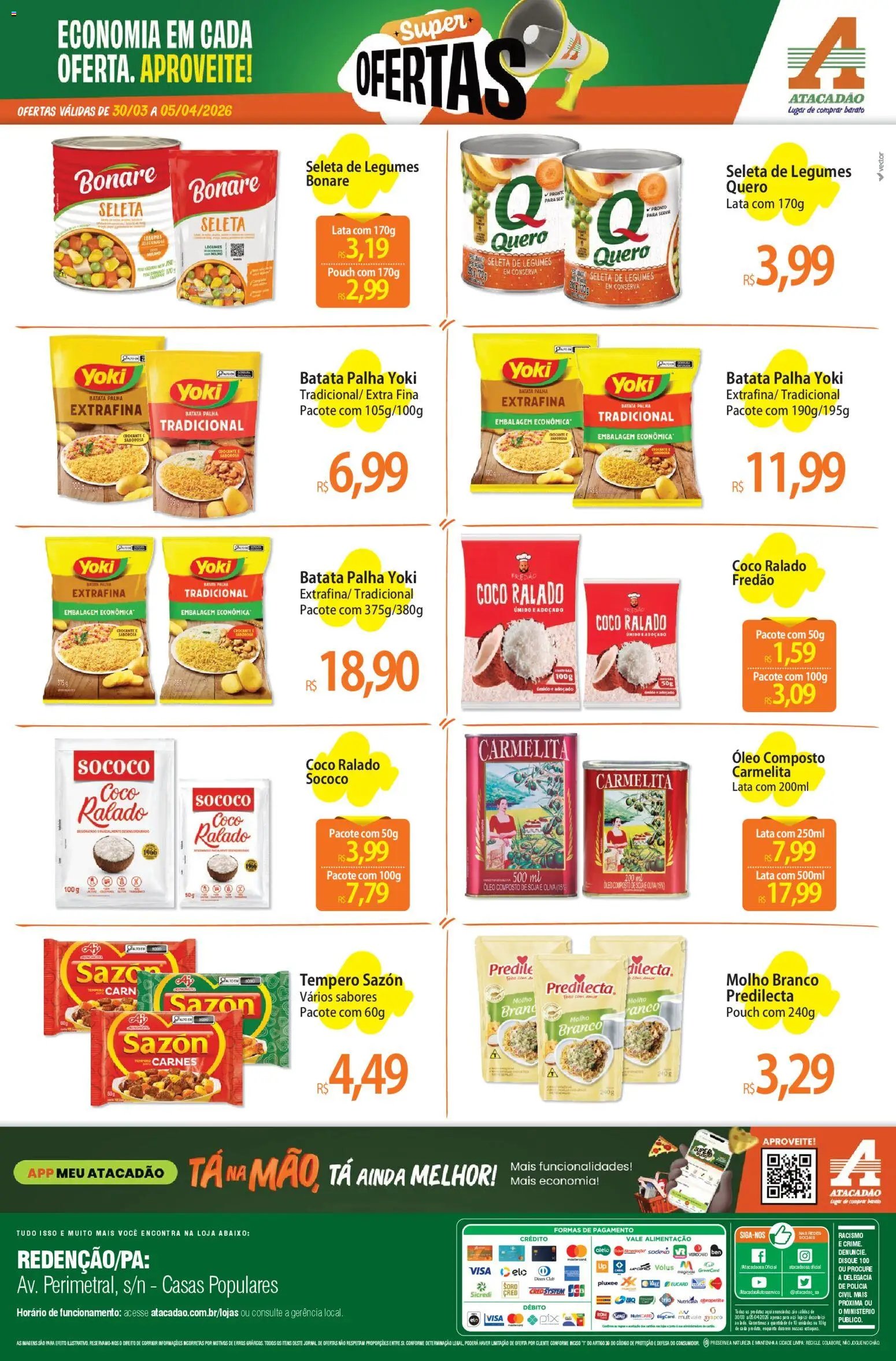 Atacadão folheto a partir de 30/03/2026 Atacadão ofertas - PA (2026-03-30 - 2026-04-05)