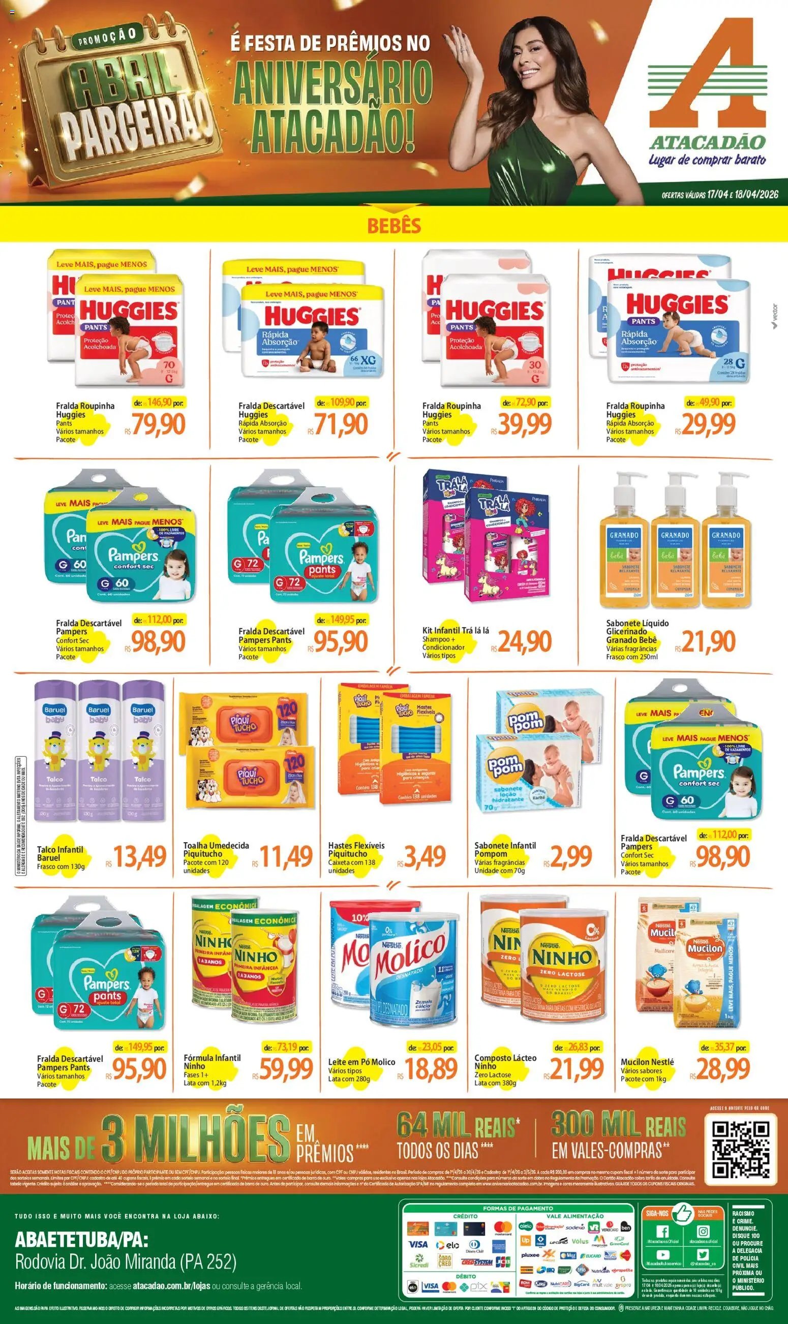 Atacadão folheto a partir de 17/04/2026 Atacadão ofertas - PA (2026-04-17 - 2026-04-18)