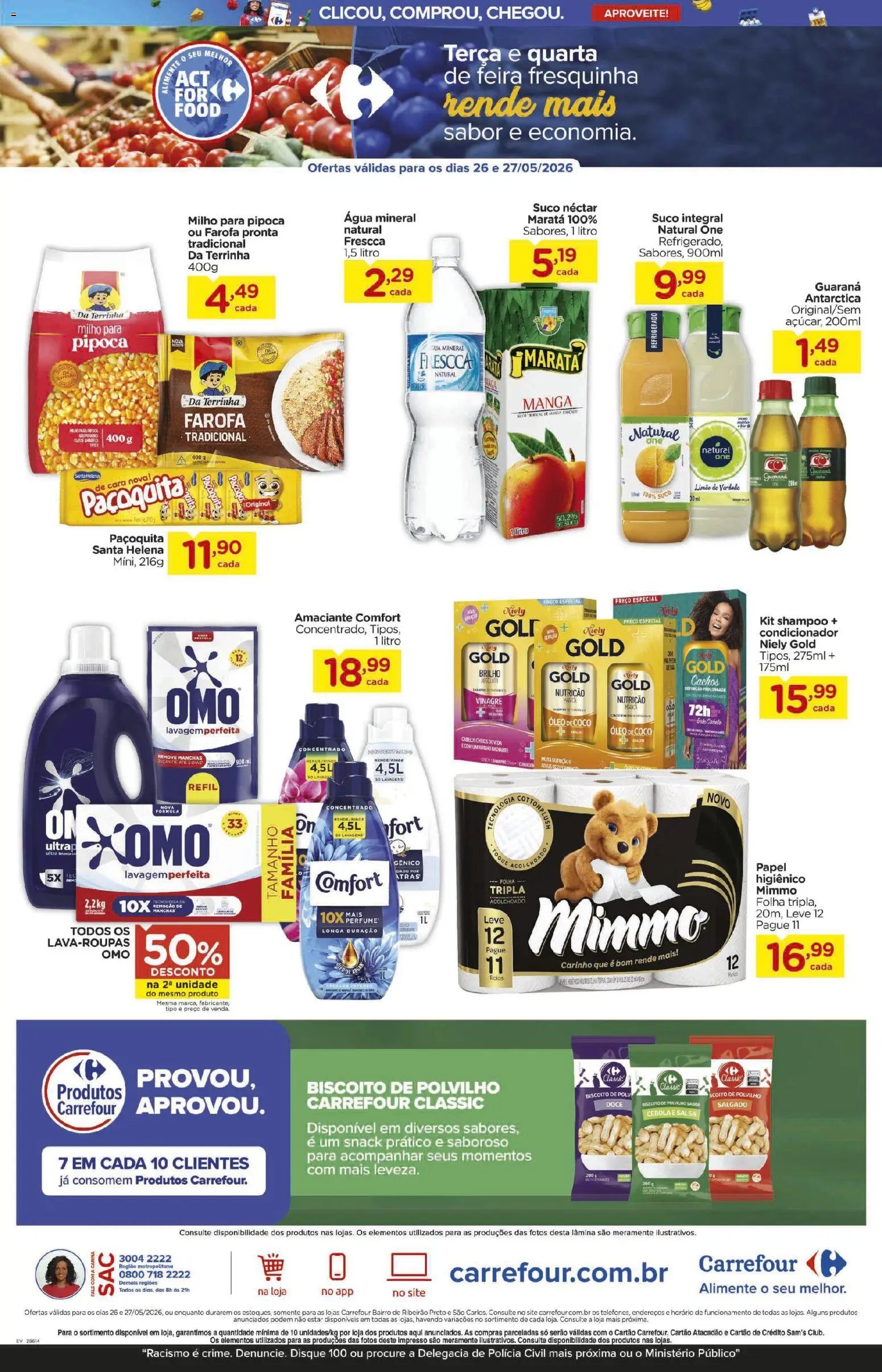 Carrefour Bairro folheto a partir de 26/05/2026 Carrefour Bairro ofertas Feira (2026-05-26 - 2026-05-27)