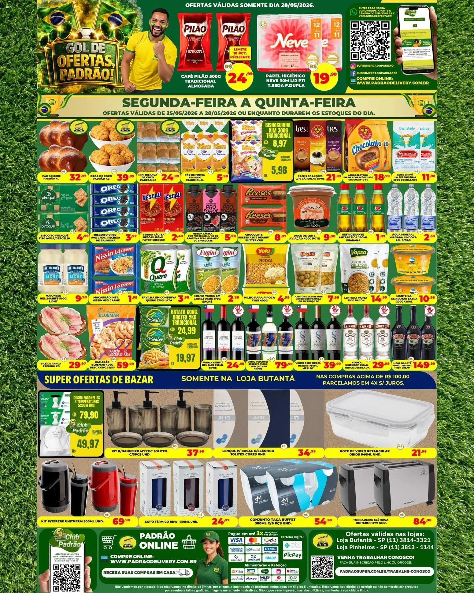 Supermercado Padrão folheto a partir de 25/05/2026 Supermercado Padrão - Ofertas da semana (2026-05-25 - 2026-05-28)