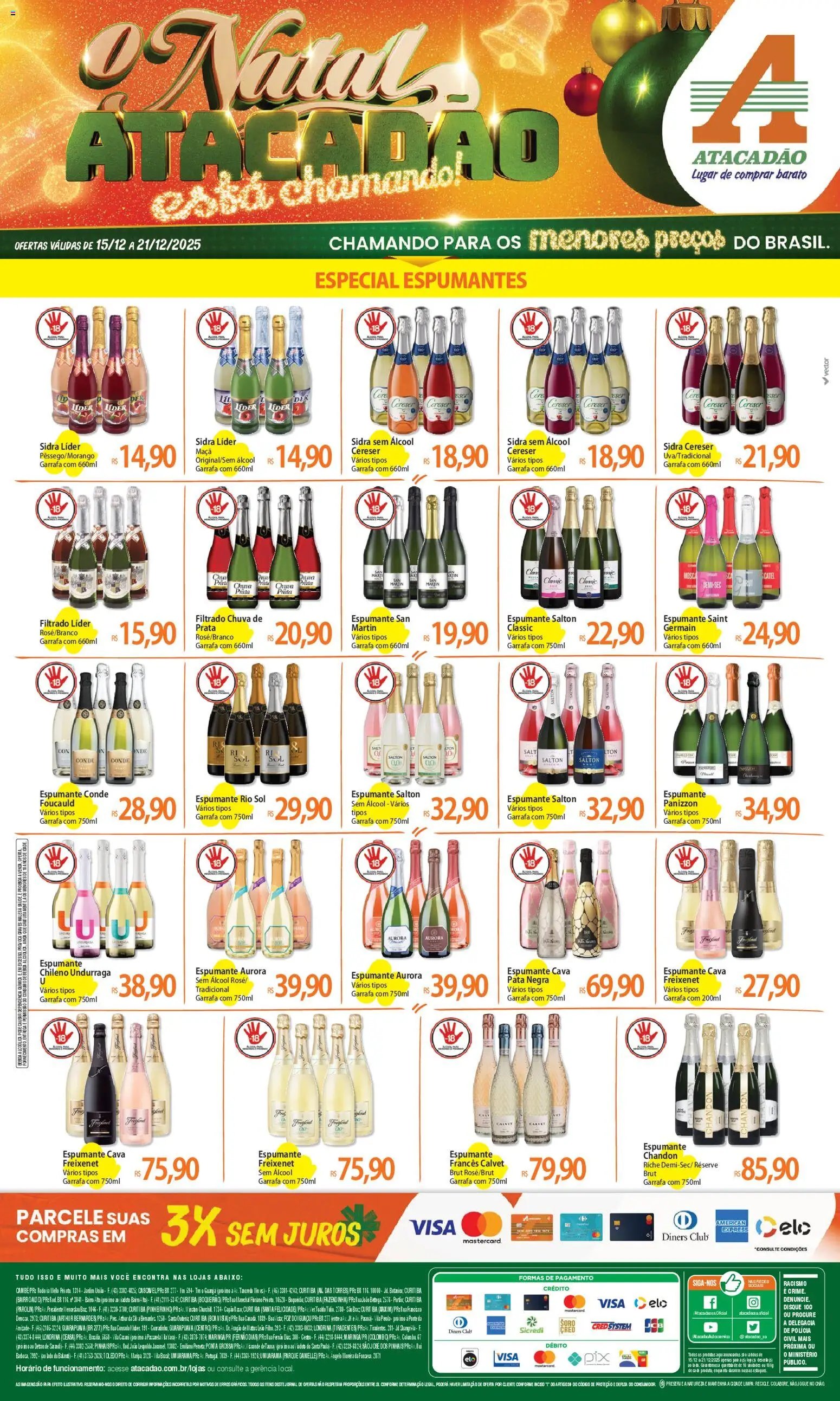 Atacadão folheto a partir de 15/12/2025 Ofertas - PR (2025-12-15 - 2025-12-21)