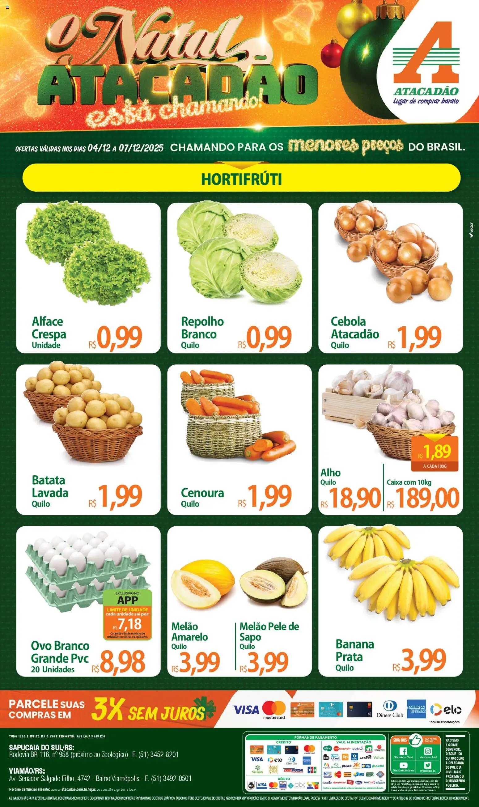 Atacadão folheto a partir de 04/12/2025 Ofertas - RS (2025-12-04 - 2025-12-07)