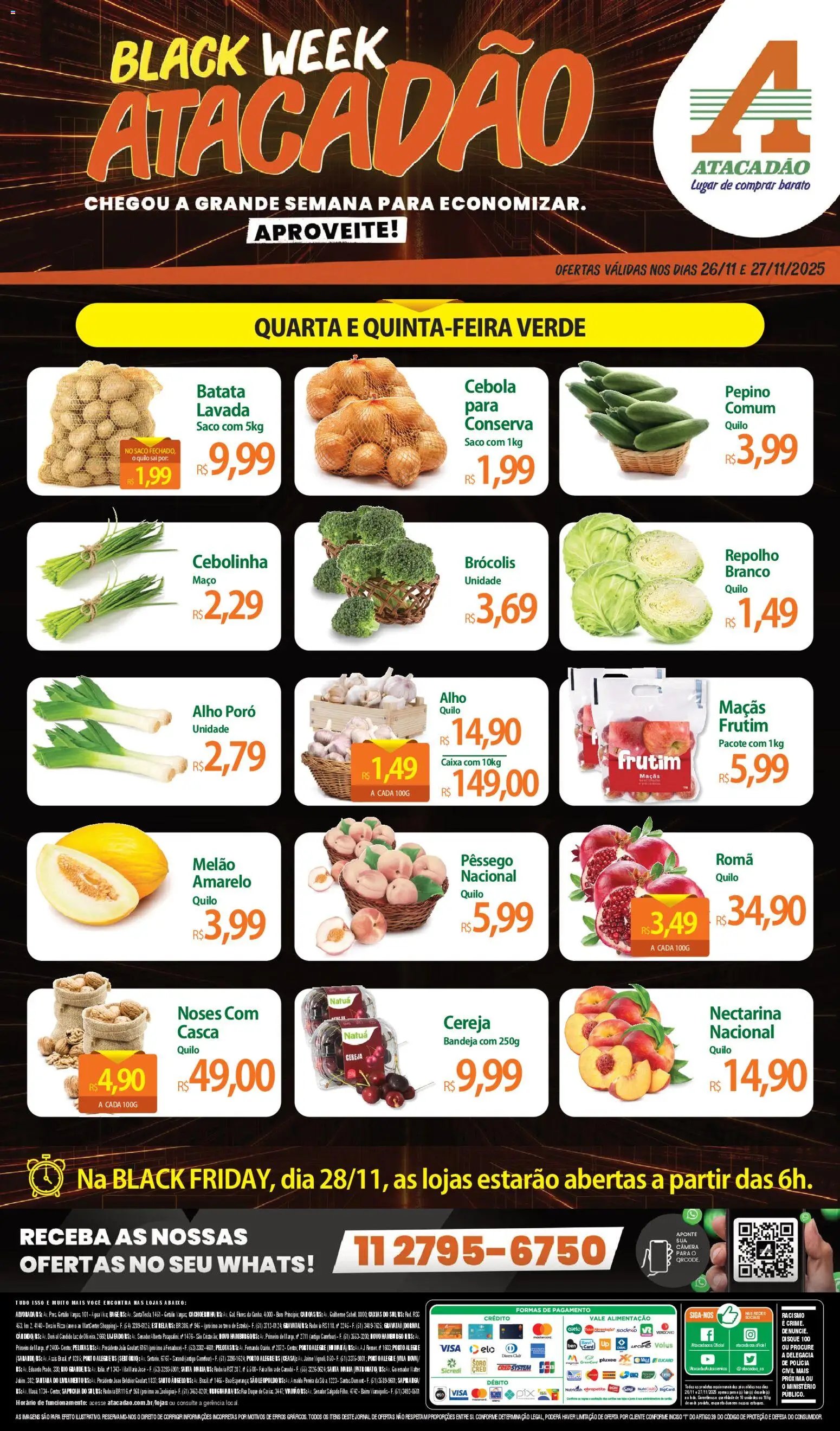 Atacadão folheto a partir de 26/11/2025 Ofertas - RS (2025-11-26 - 2025-11-27)