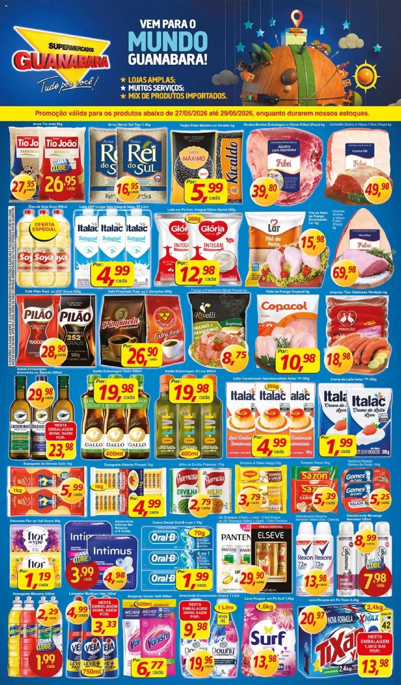 Supermercados Guanabara folheto a partir de 27/05/2026 Guanabara promoção (2026-05-27 - 2026-05-29)