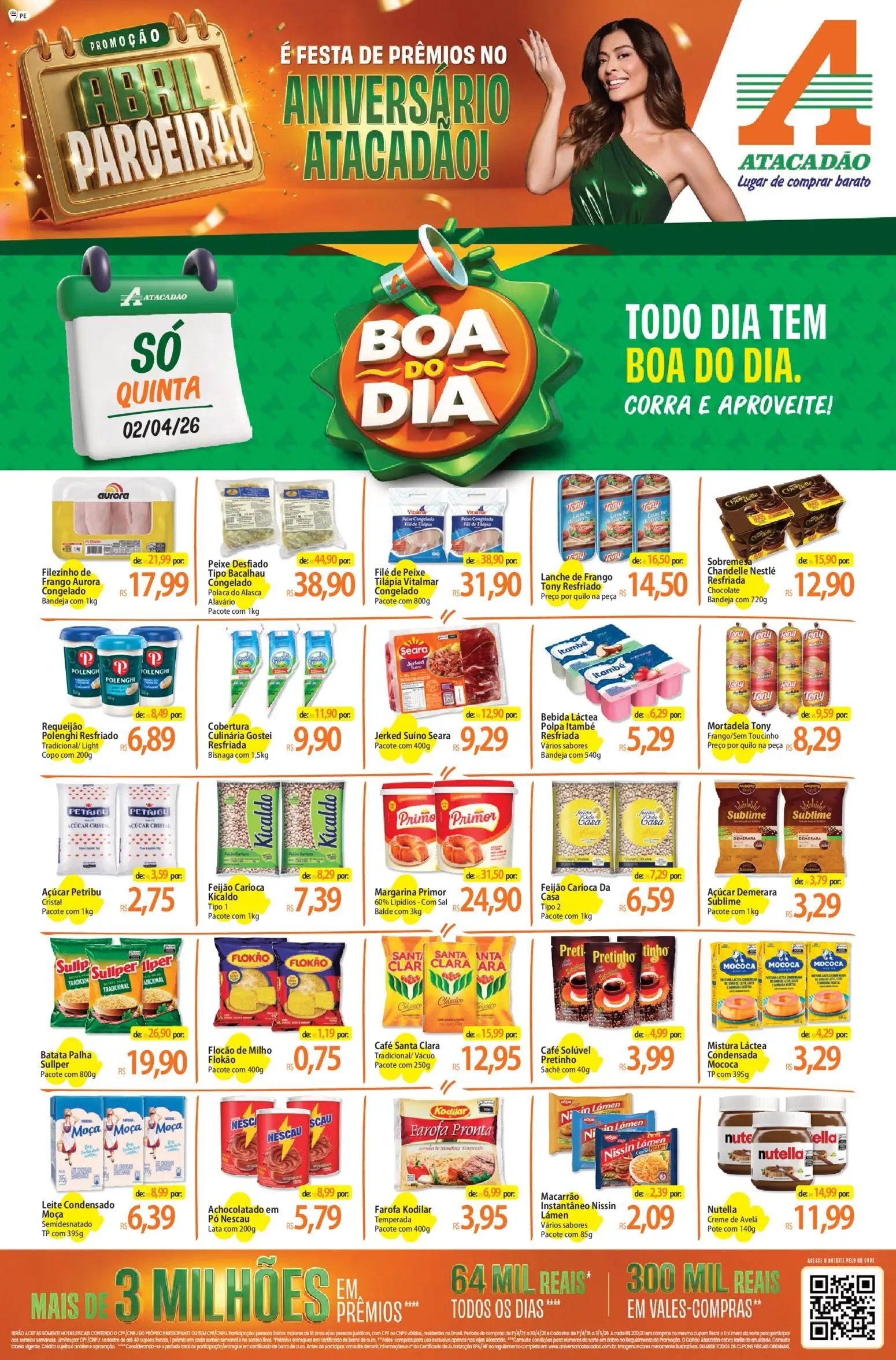 Atacadão folheto a partir de 02/04/2026 Atacadão ofertas - PE (2026-04-02 - 2026-04-02)