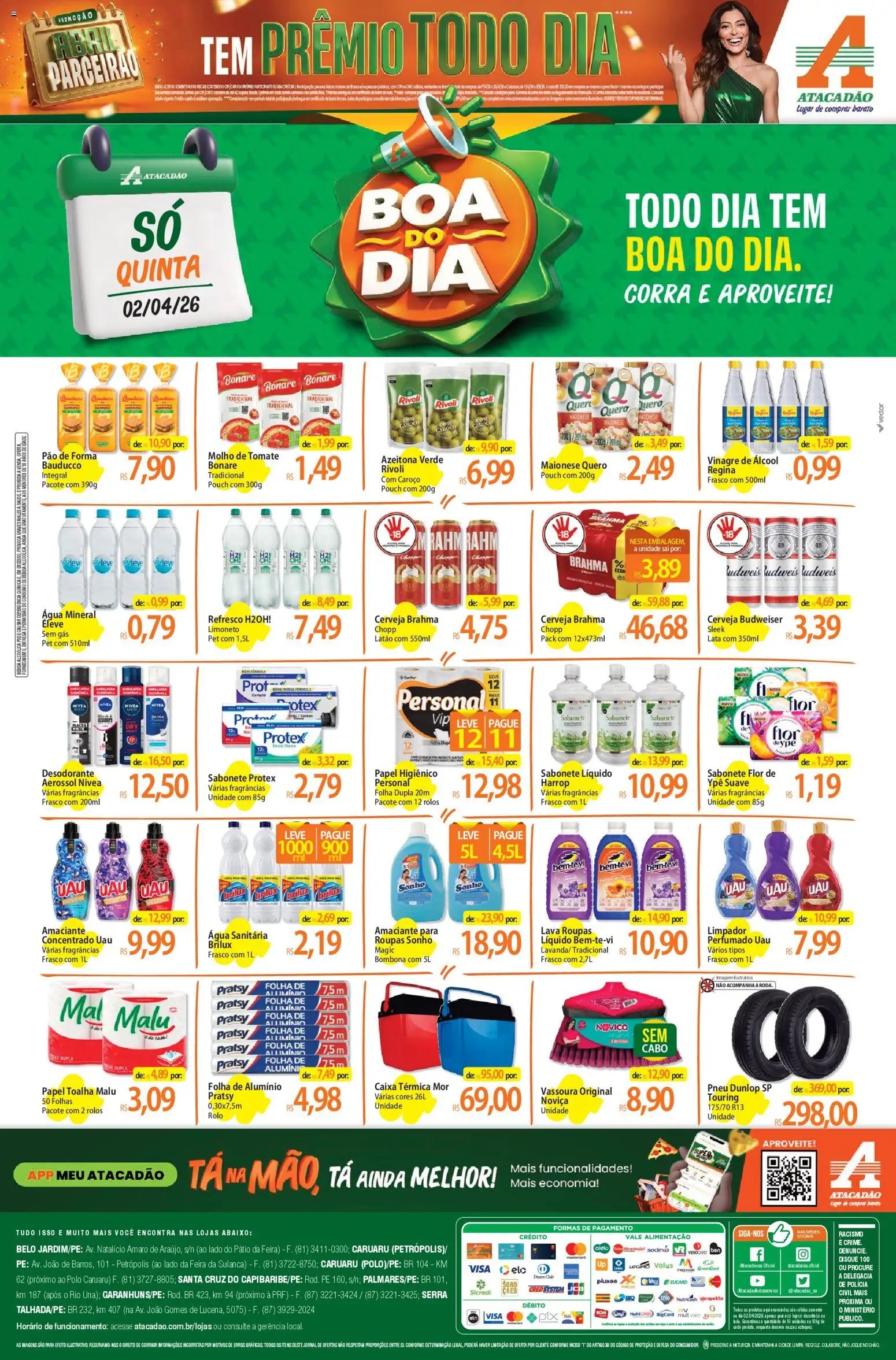 Atacadão folheto a partir de 02/04/2026 Atacadão ofertas - PE (2026-04-02 - 2026-04-02)