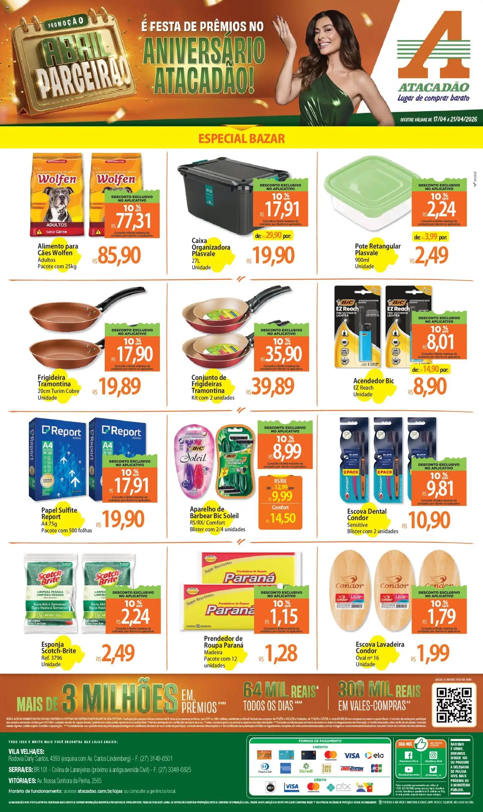 Atacadão folheto a partir de 17/04/2026 Atacadão ofertas - ES (2026-04-17 - 2026-04-21)