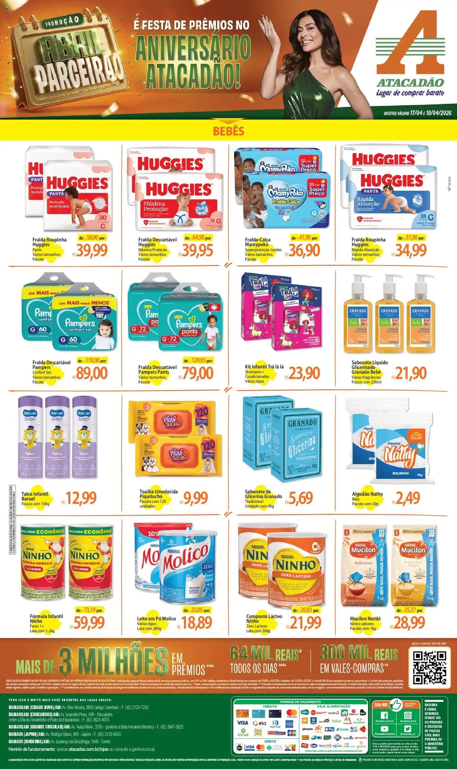 Atacadão folheto a partir de 17/04/2026 Atacadão ofertas - AM (2026-04-17 - 2026-04-18)