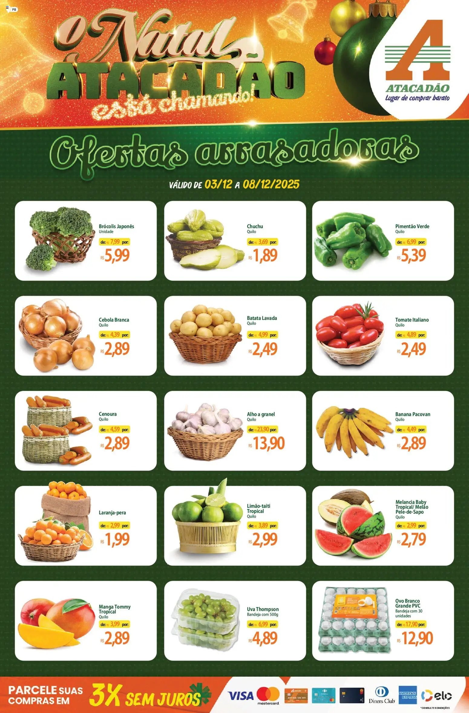 Atacadão folheto a partir de 03/12/2025 Ofertas - PB (2025-12-03 - 2025-12-08)