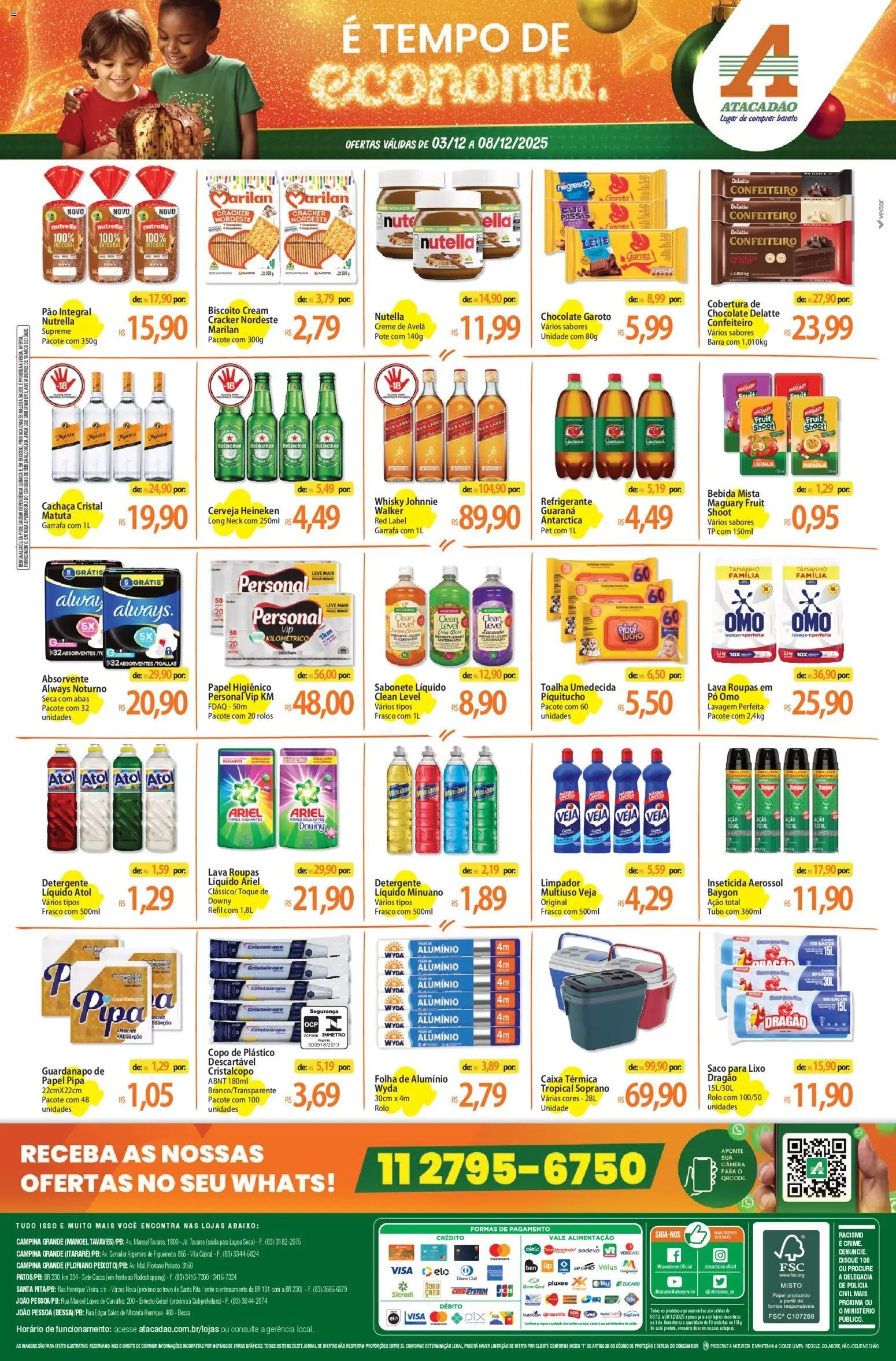 Atacadão folheto a partir de 03/12/2025 Ofertas - PB (2025-12-03 - 2025-12-08)