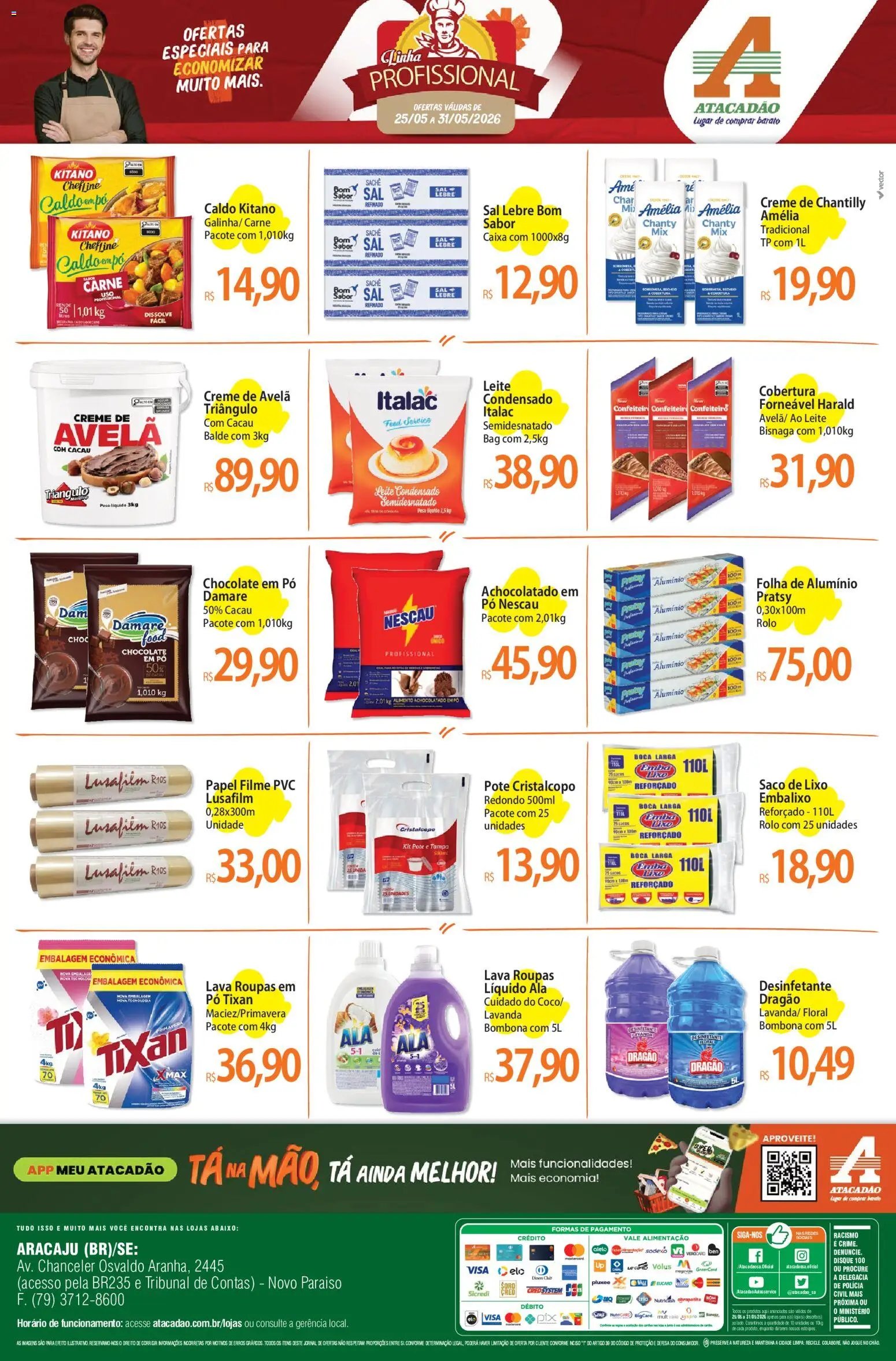 Atacadão folheto a partir de 25/05/2026 Atacadão ofertas - SE (2026-05-25 - 2026-05-31)