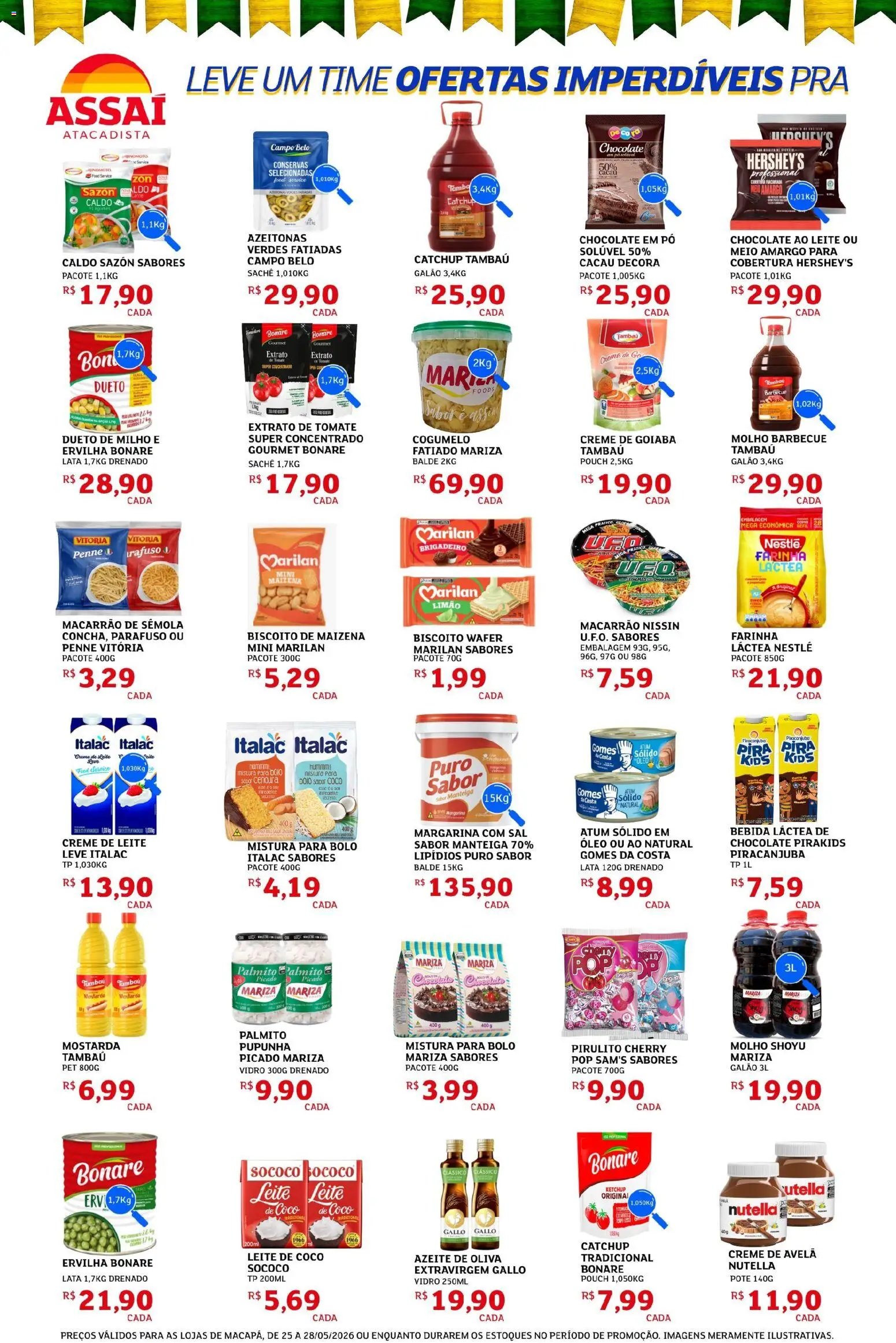 Assaí Atacadista folheto a partir de 25/05/2026 Assaí Atacadista ofertas - AP (2026-05-25 - 2026-05-28)