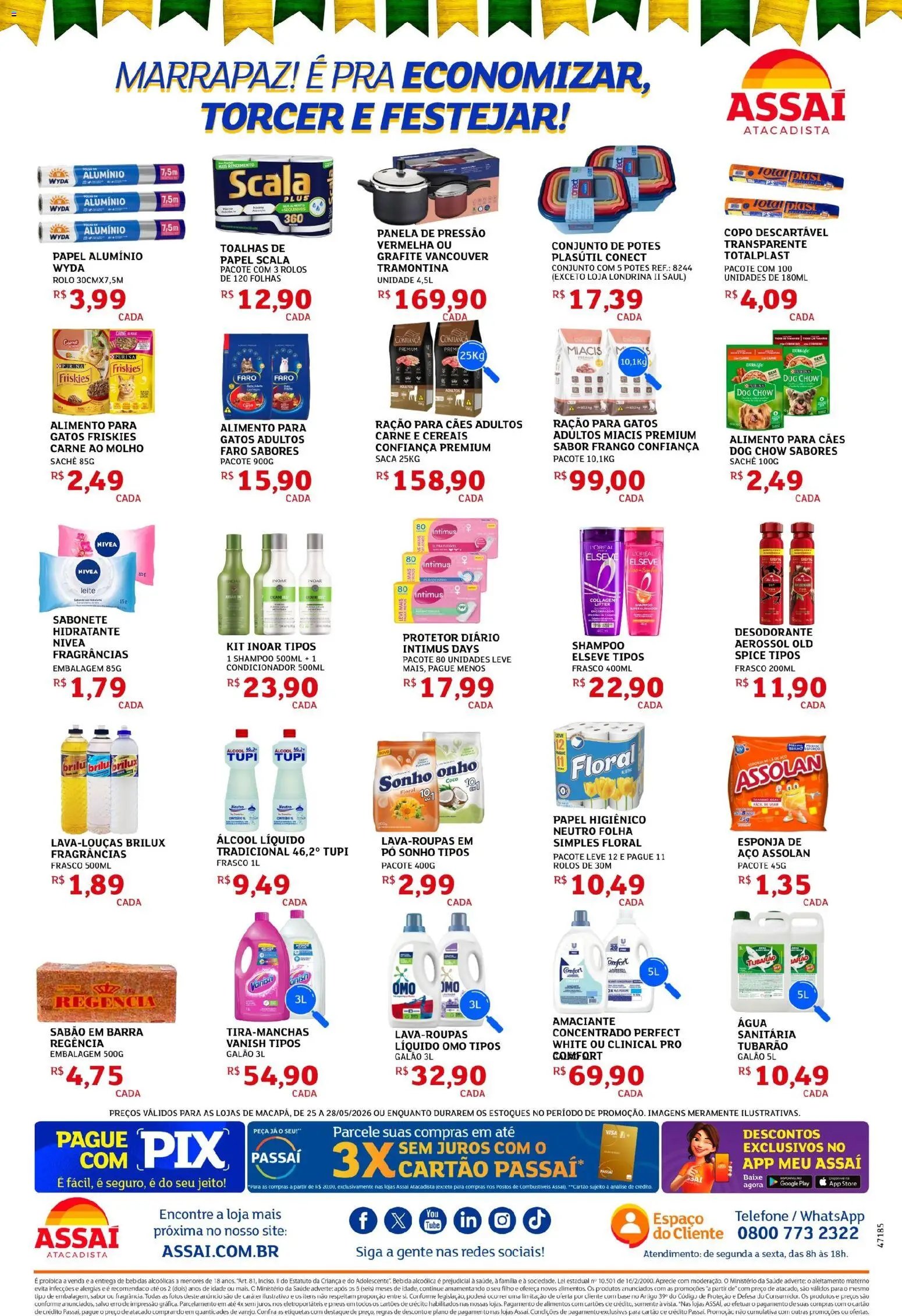 Assaí Atacadista folheto a partir de 25/05/2026 Assaí Atacadista ofertas - AP (2026-05-25 - 2026-05-28)