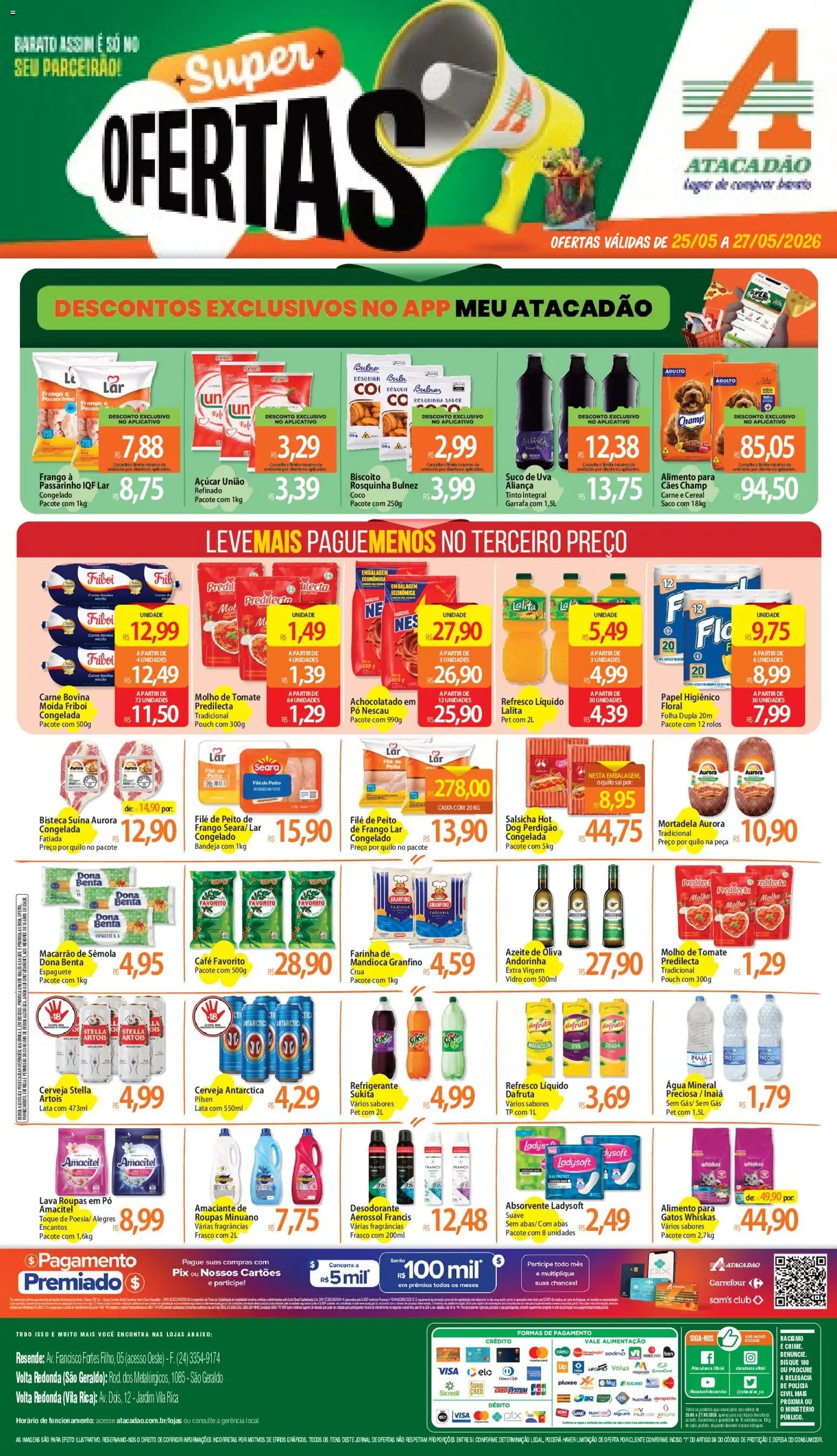 Atacadão folheto a partir de 25/05/2026 Atacadão ofertas - RJ (2026-05-25 - 2026-05-27)