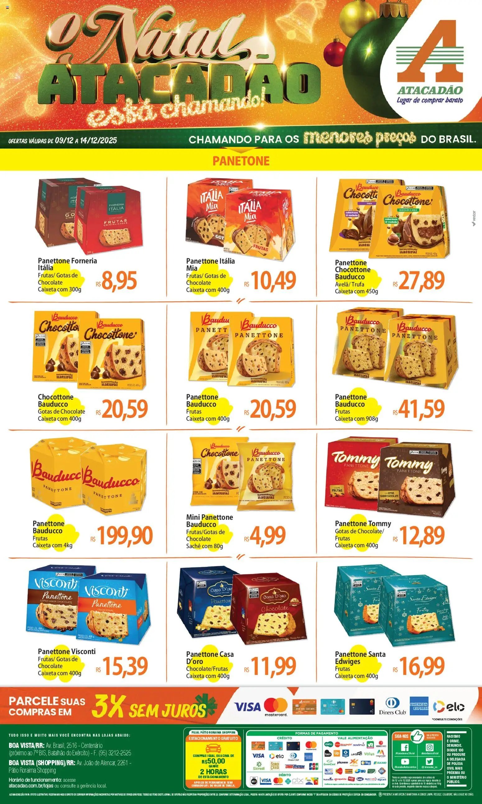 Atacadão folheto a partir de 09/12/2025 Ofertas - RR (2025-12-09 - 2025-12-14)