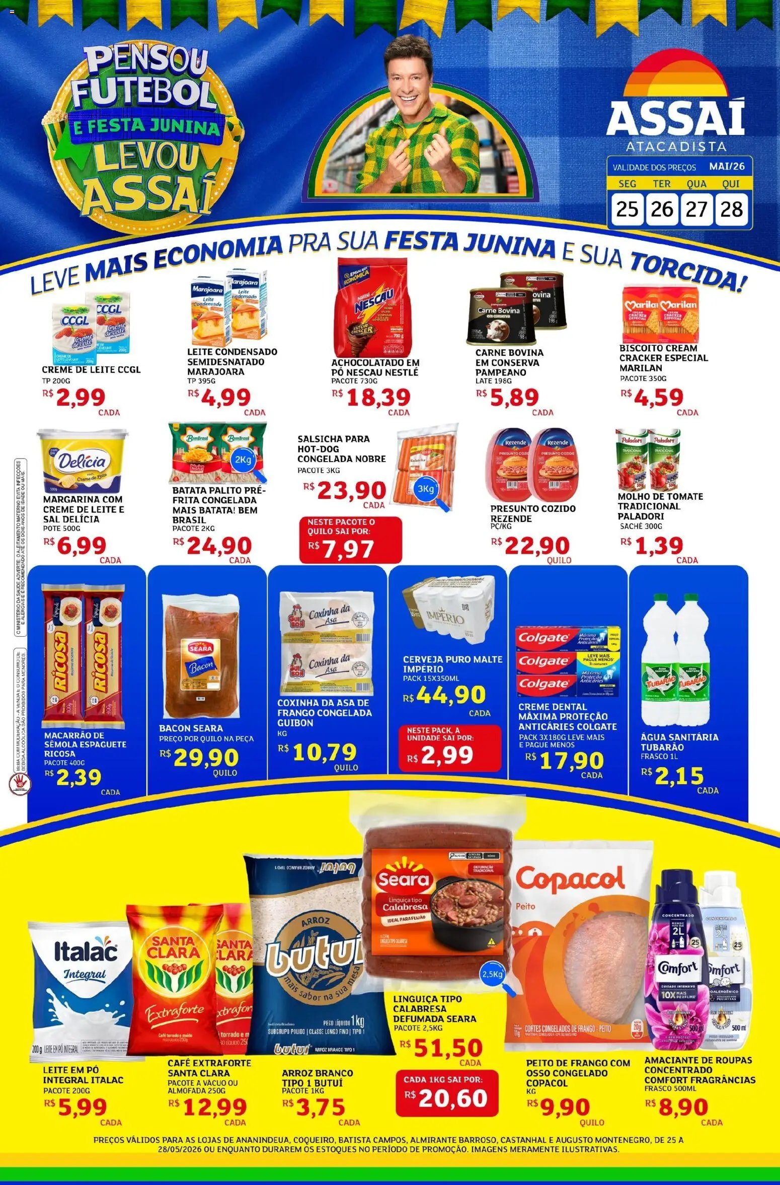 Assaí Atacadista folheto a partir de 25/05/2026 Assaí Atacadista ofertas - PA (2026-05-25 - 2026-05-28)
