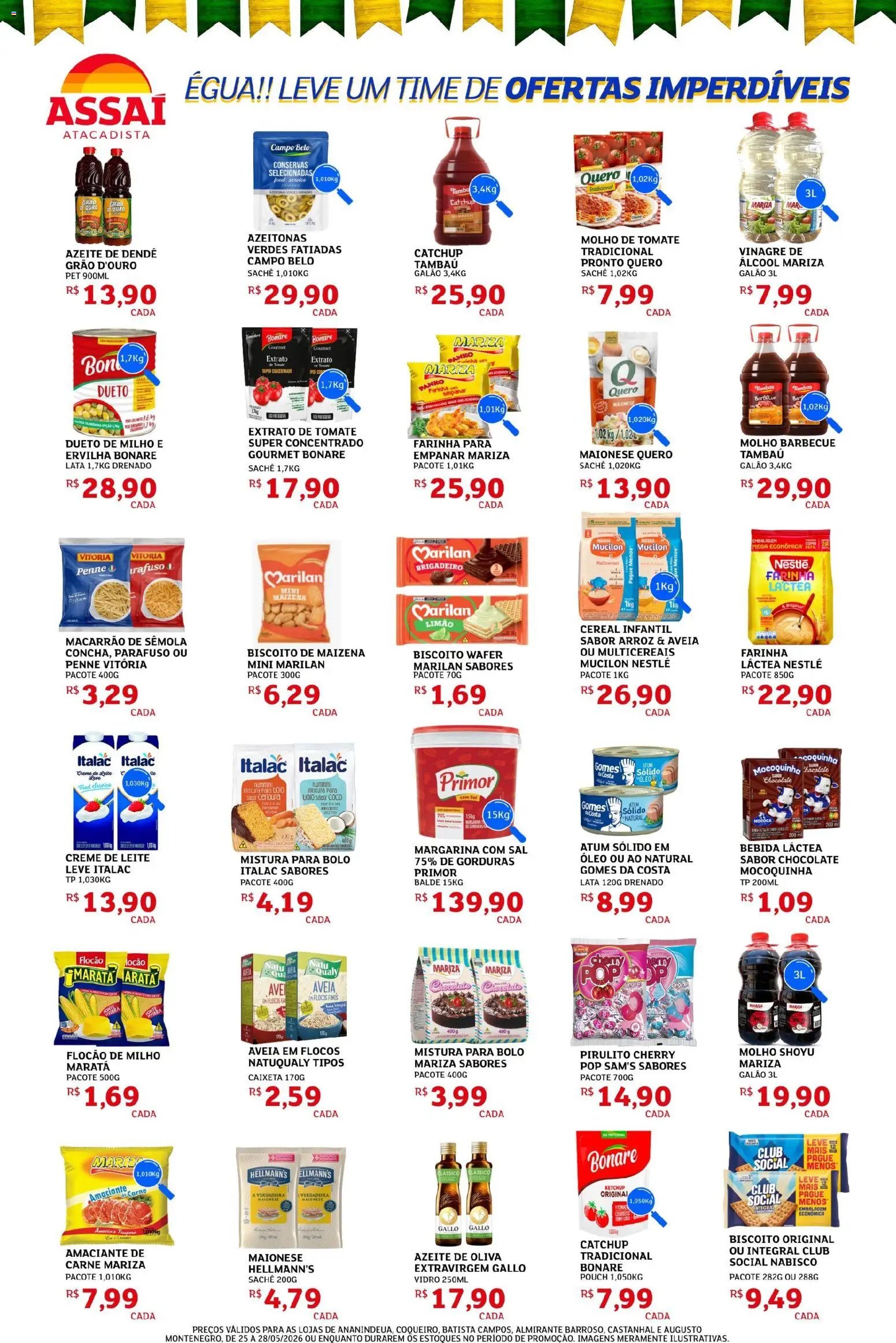 Assaí Atacadista folheto a partir de 25/05/2026 Assaí Atacadista ofertas - PA (2026-05-25 - 2026-05-28)