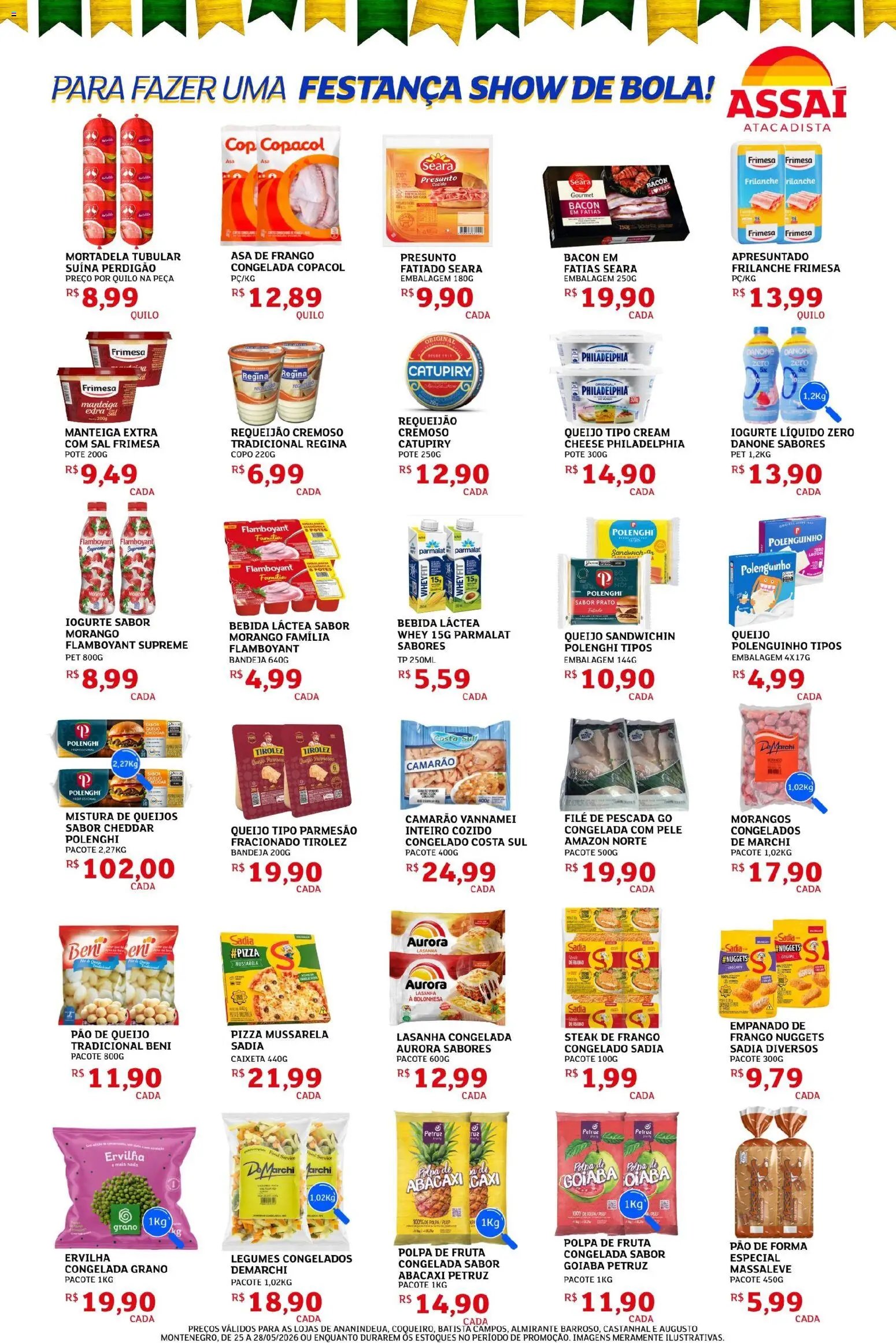 Assaí Atacadista folheto a partir de 25/05/2026 Assaí Atacadista ofertas - PA (2026-05-25 - 2026-05-28)