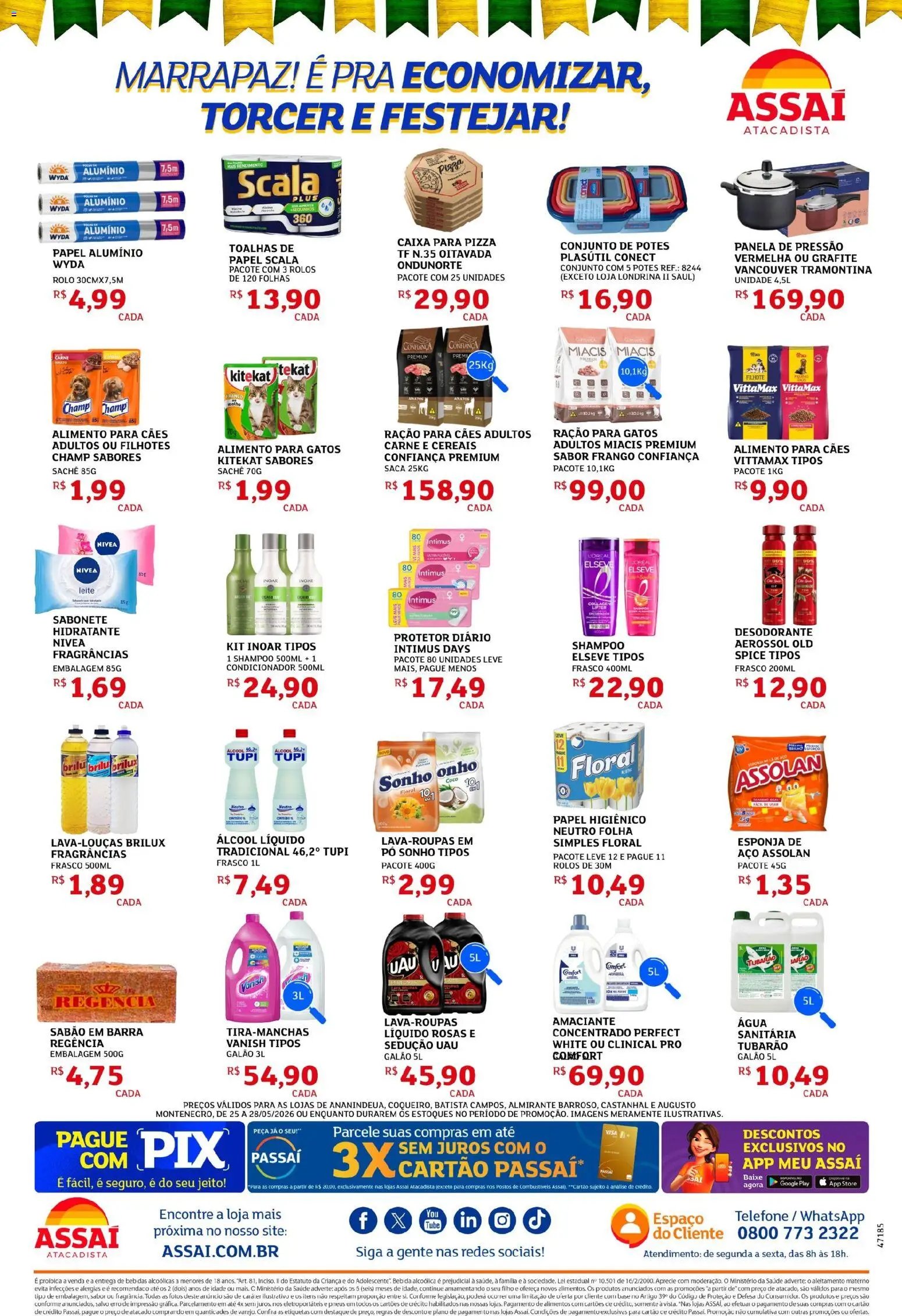 Assaí Atacadista folheto a partir de 25/05/2026 Assaí Atacadista ofertas - PA (2026-05-25 - 2026-05-28)