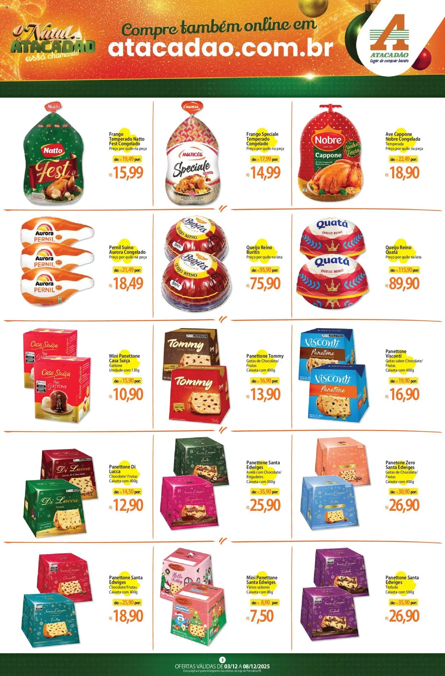 Atacadão folheto a partir de 03/12/2025 Ofertas - PE (2025-12-03 - 2025-12-08)