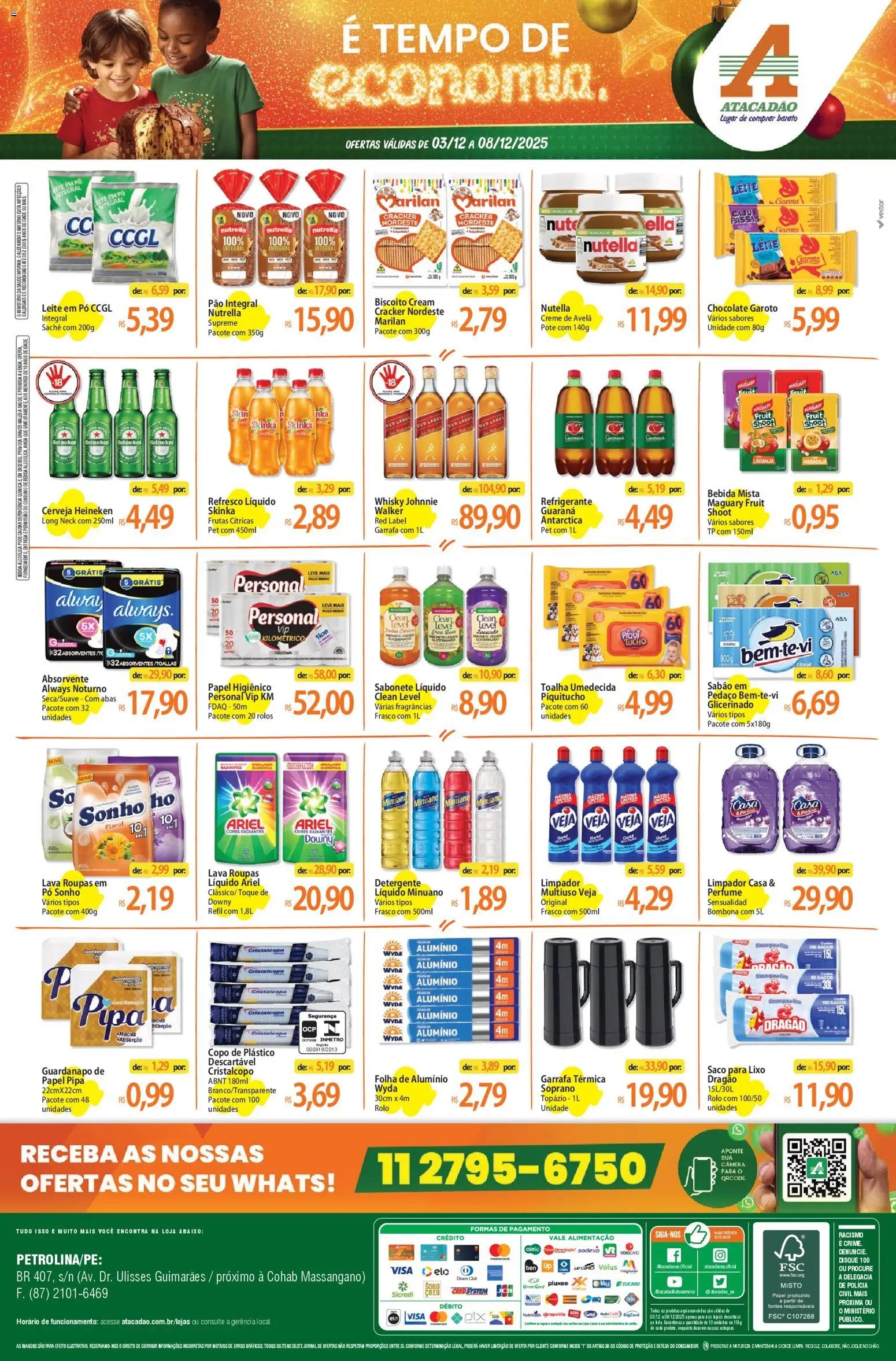 Atacadão folheto a partir de 03/12/2025 Ofertas - PE (2025-12-03 - 2025-12-08)