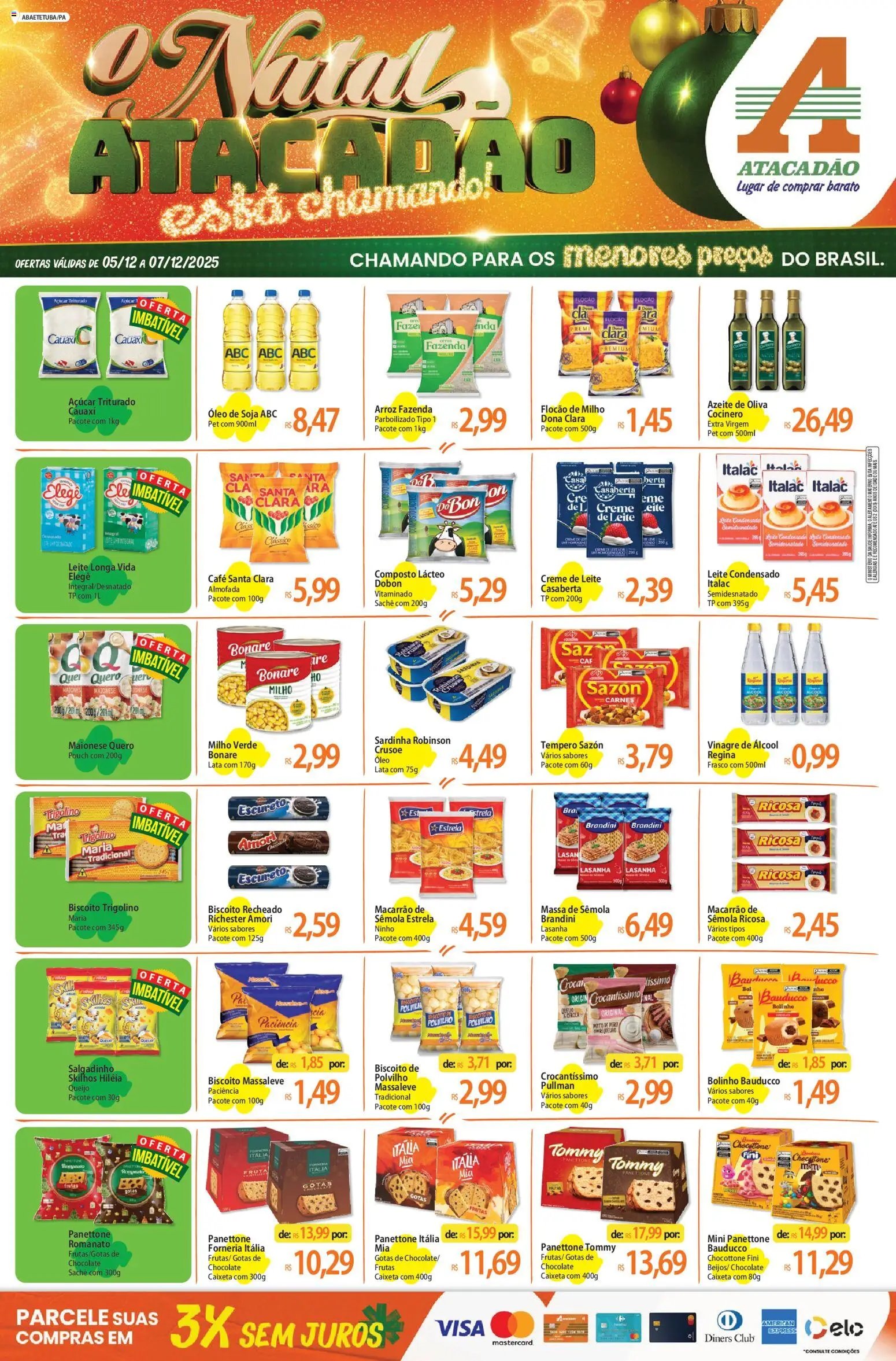 Atacadão folheto a partir de 05/12/2025 Ofertas - PA (2025-12-05 - 2025-12-07)