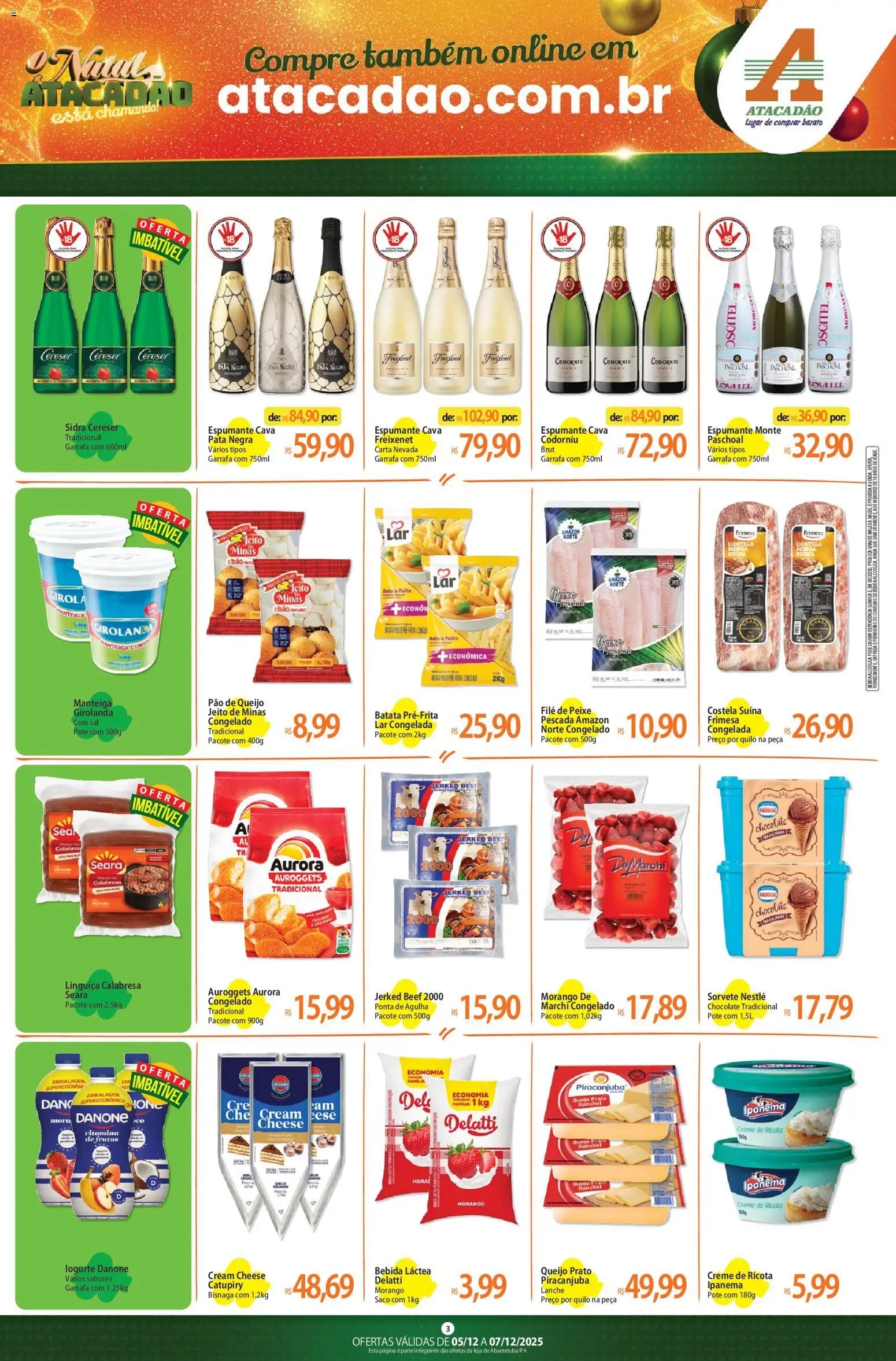 Atacadão folheto a partir de 05/12/2025 Ofertas - PA (2025-12-05 - 2025-12-07)