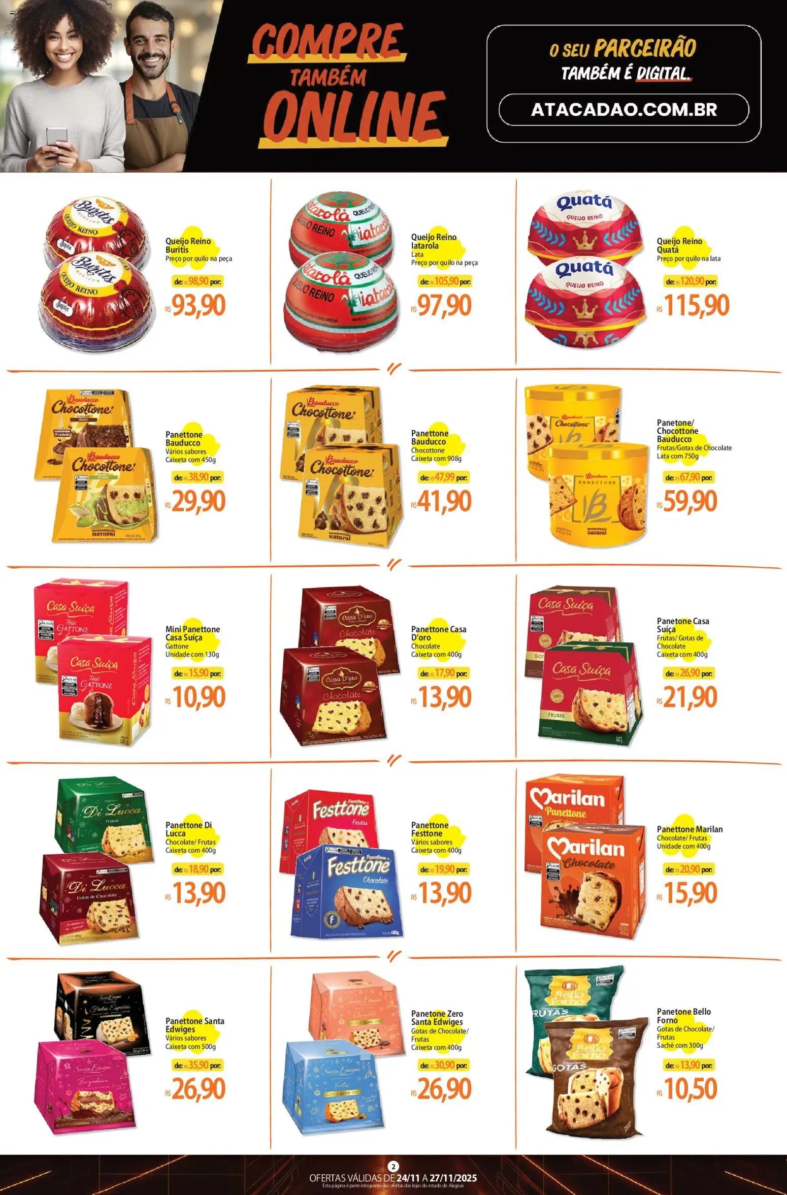 Atacadão folheto a partir de 24/11/2025 Ofertas - AL (2025-11-24 - 2025-11-27)