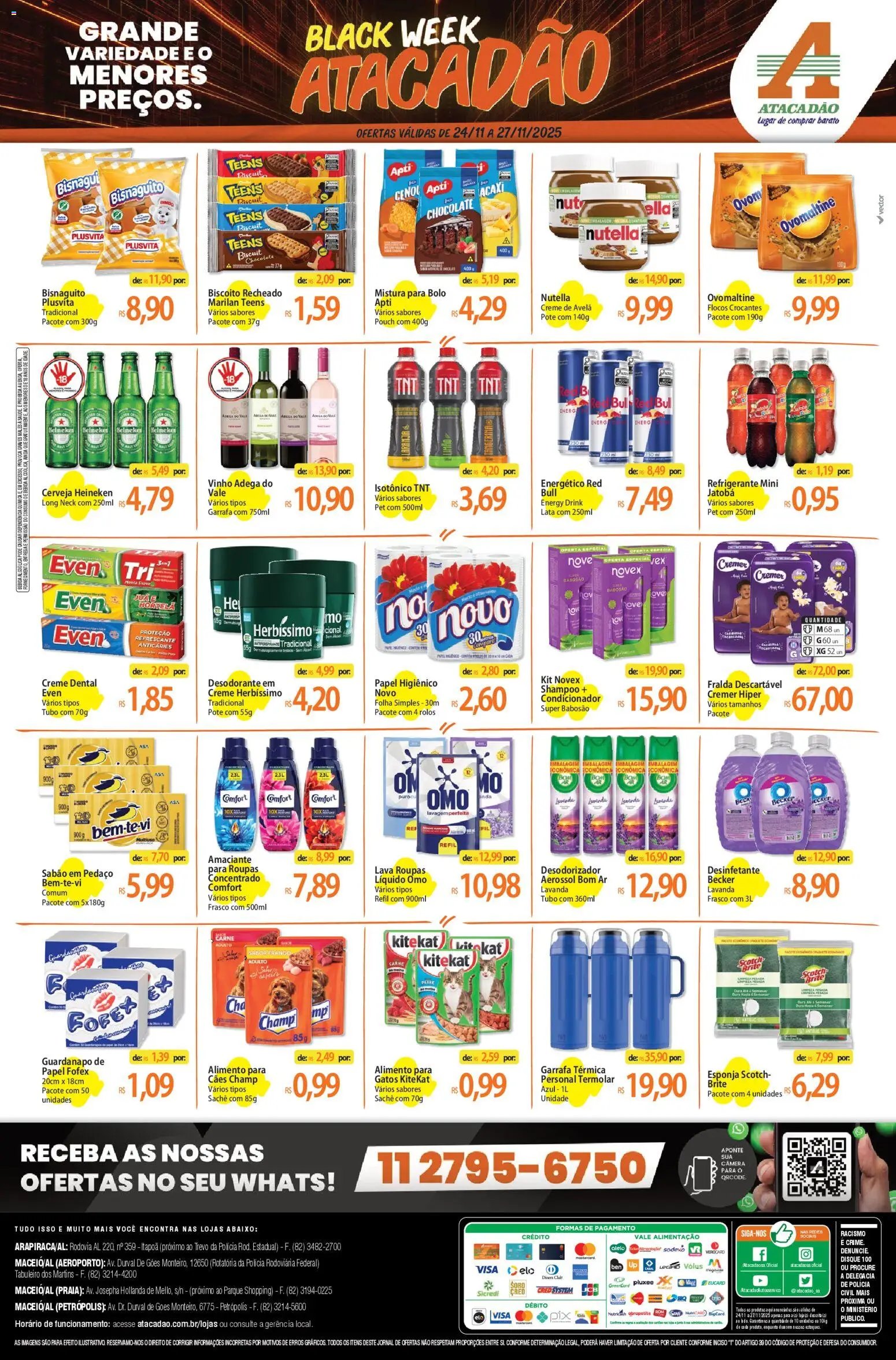 Atacadão folheto a partir de 24/11/2025 Ofertas - AL (2025-11-24 - 2025-11-27)