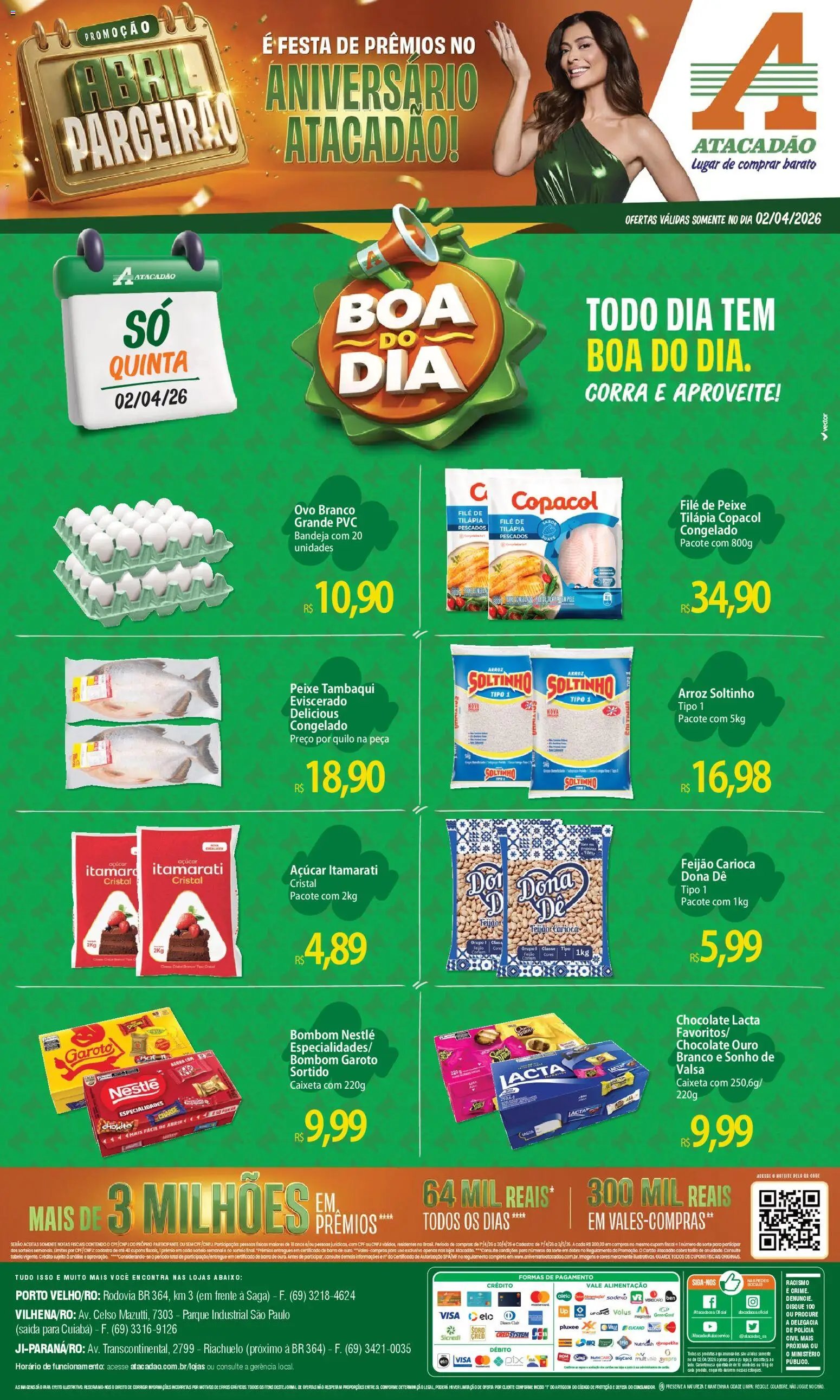 Atacadão folheto a partir de 02/04/2026 Atacadão ofertas - RO (2026-04-02 - 2026-04-02)
