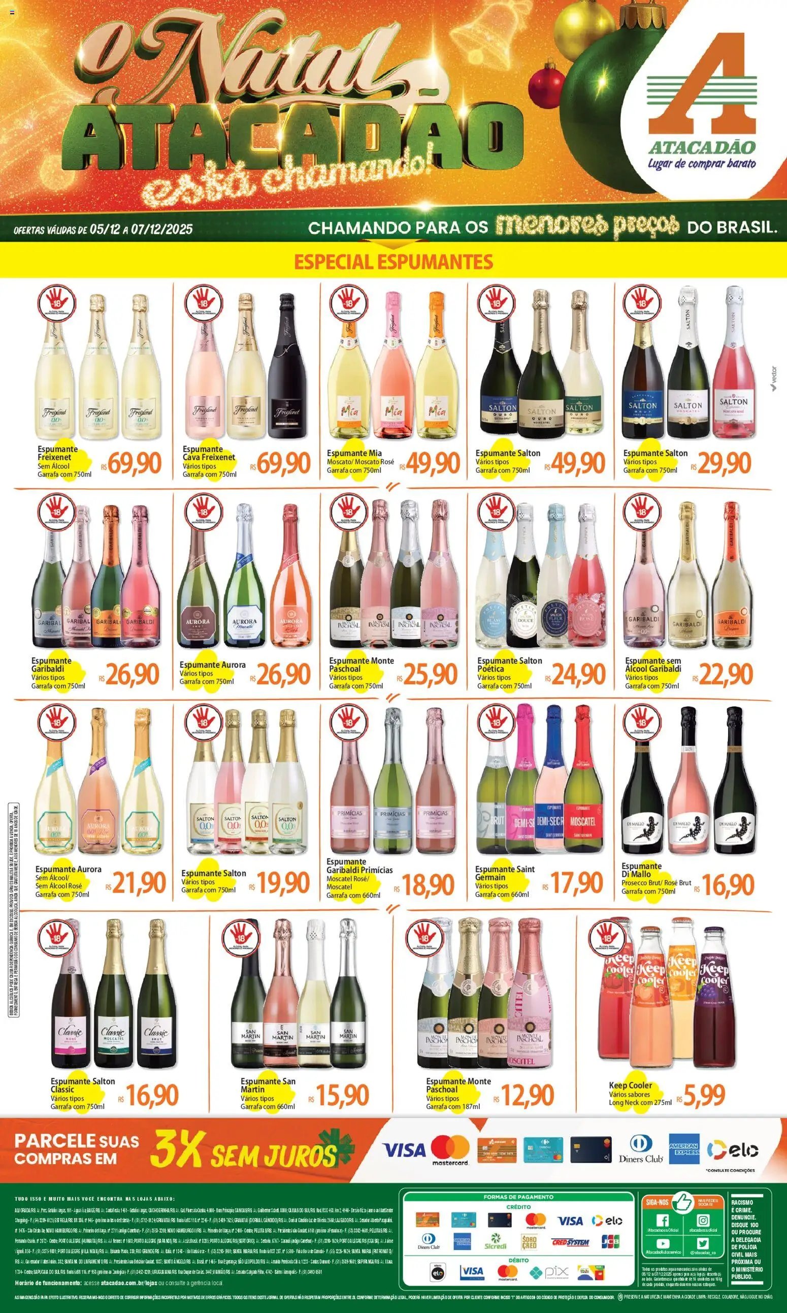 Atacadão folheto a partir de 05/12/2025 Ofertas - RS (2025-12-05 - 2025-12-07)