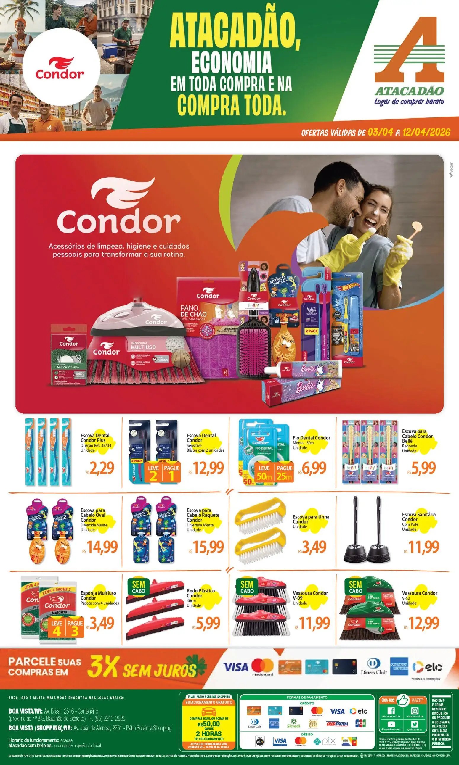Atacadão folheto a partir de 03/04/2026 Atacadão ofertas - RR (2026-04-03 - 2026-04-12)