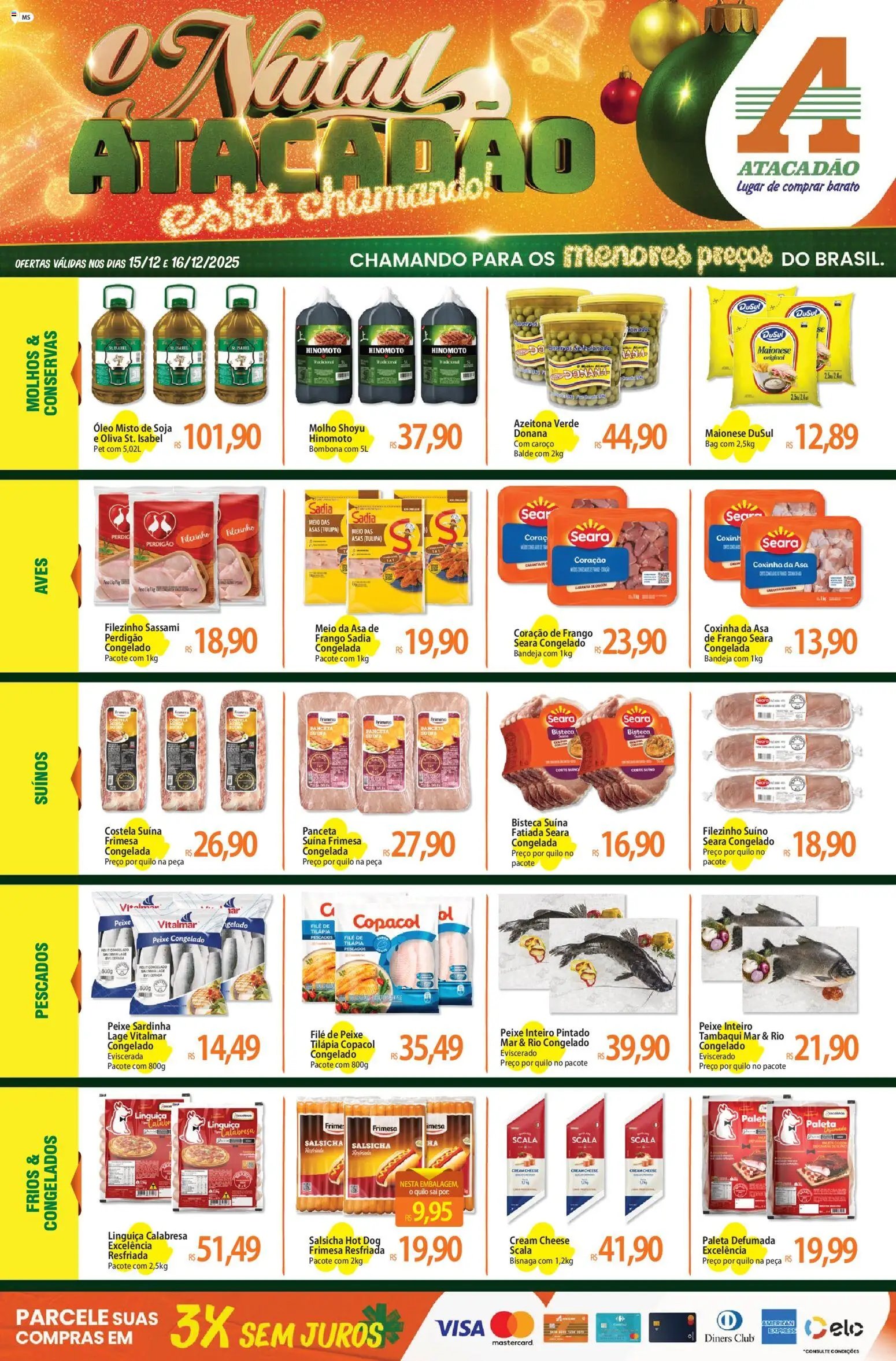 Atacadão folheto a partir de 15/12/2025 Ofertas - MS (2025-12-15 - 2025-12-16)