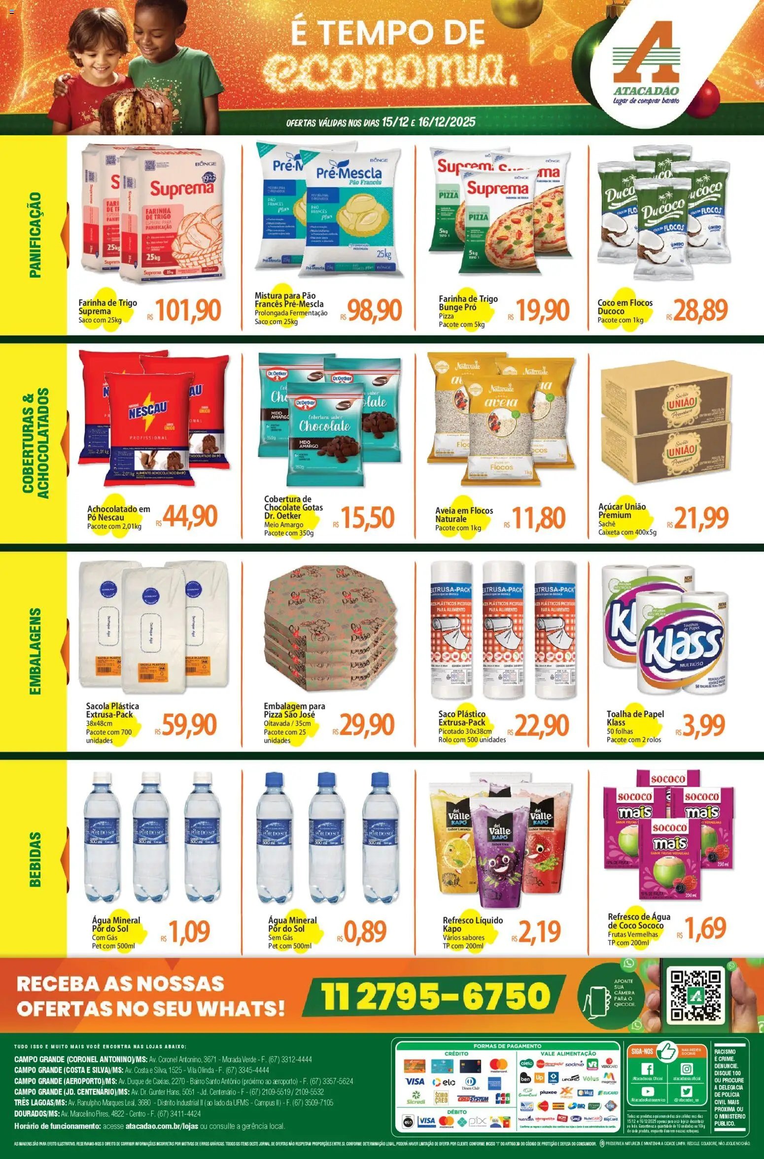 Atacadão folheto a partir de 15/12/2025 Ofertas - MS (2025-12-15 - 2025-12-16)