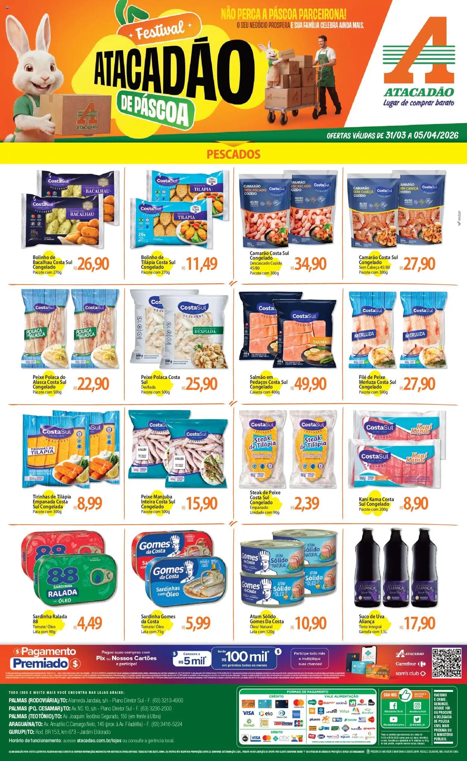 Atacadão folheto a partir de 31/03/2026 Atacadão ofertas - TO (2026-03-31 - 2026-04-05)