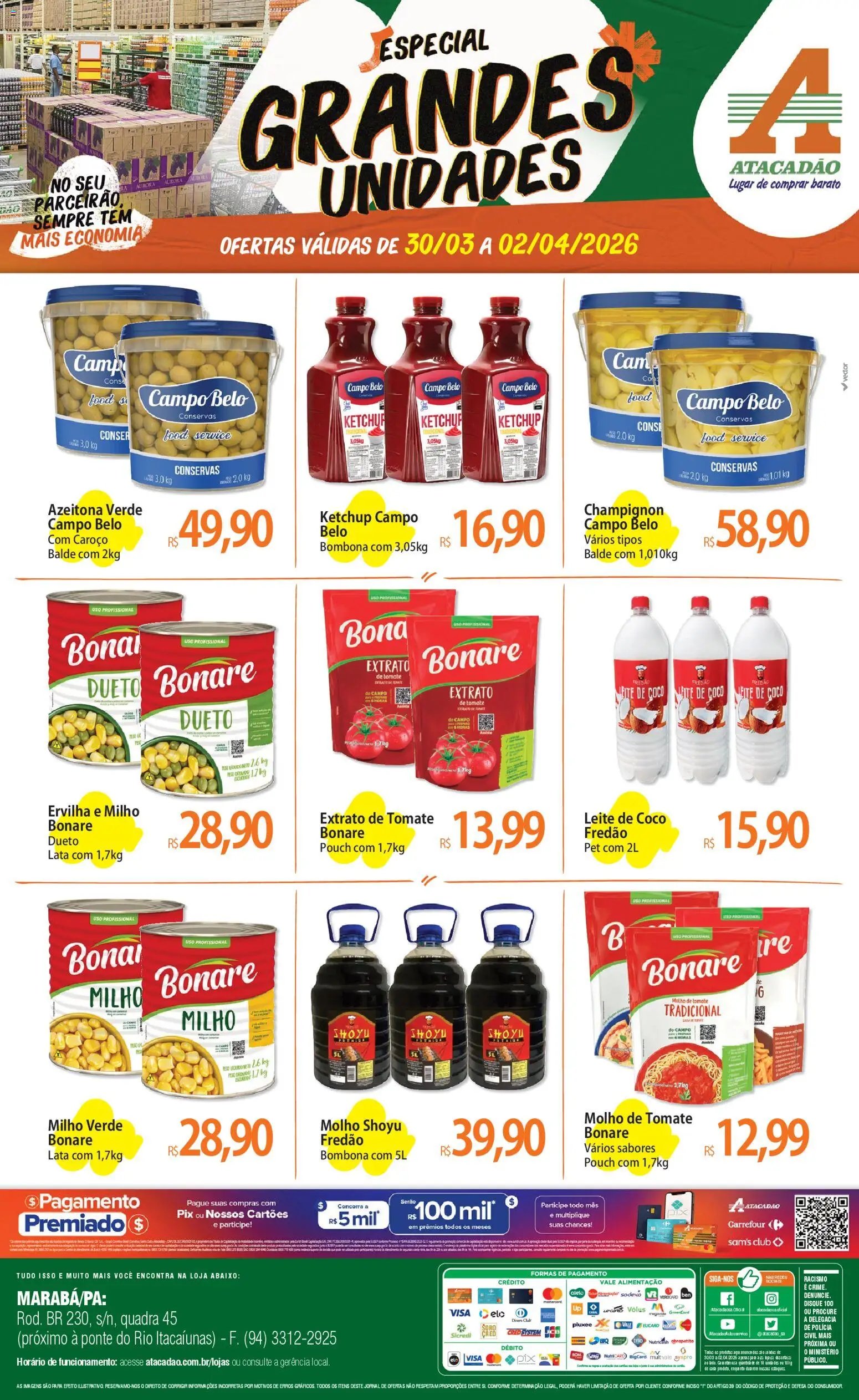 Atacadão folheto a partir de 30/03/2026 Atacadão ofertas - PA (2026-03-30 - 2026-04-02)
