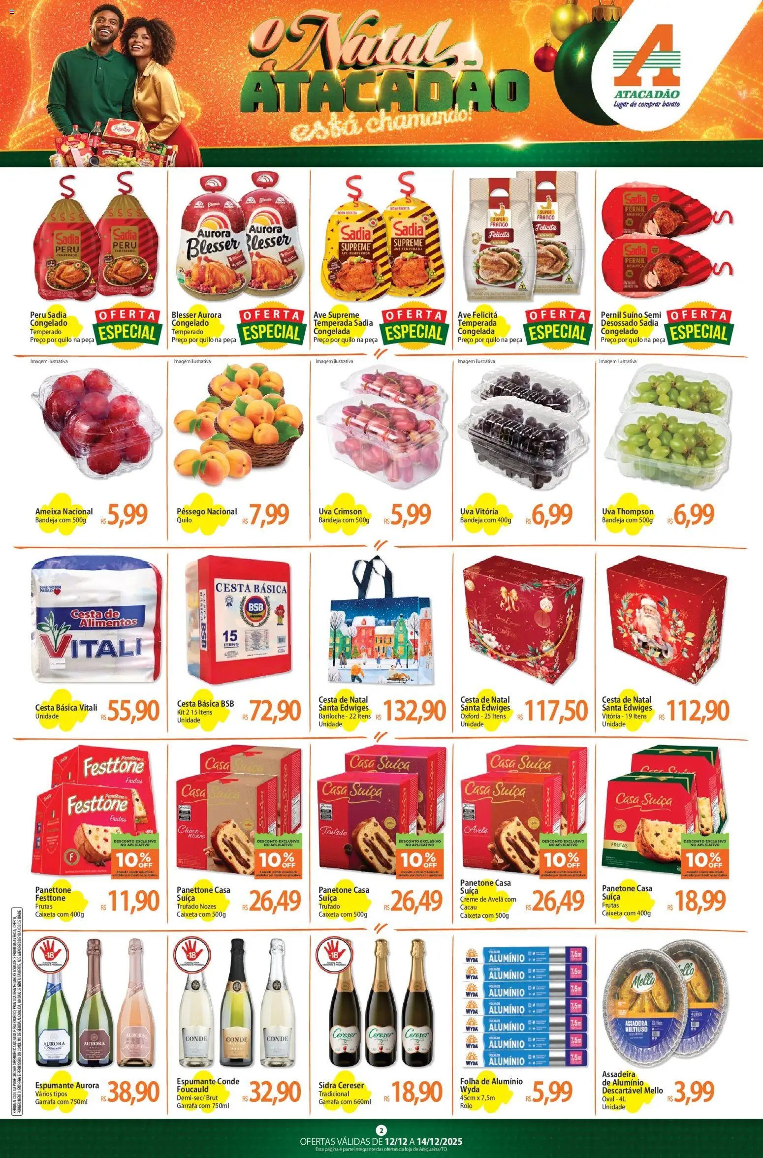 Atacadão folheto a partir de 12/12/2025 Ofertas - TO (2025-12-12 - 2025-12-14)