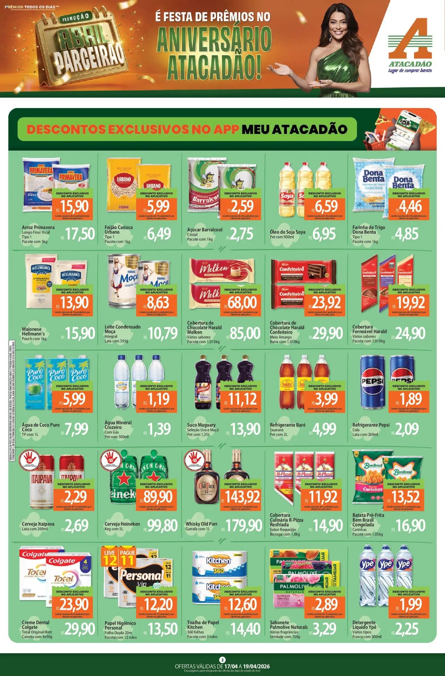 Atacadão folheto a partir de 17/04/2026 Atacadão ofertas - AC (2026-04-17 - 2026-04-19)