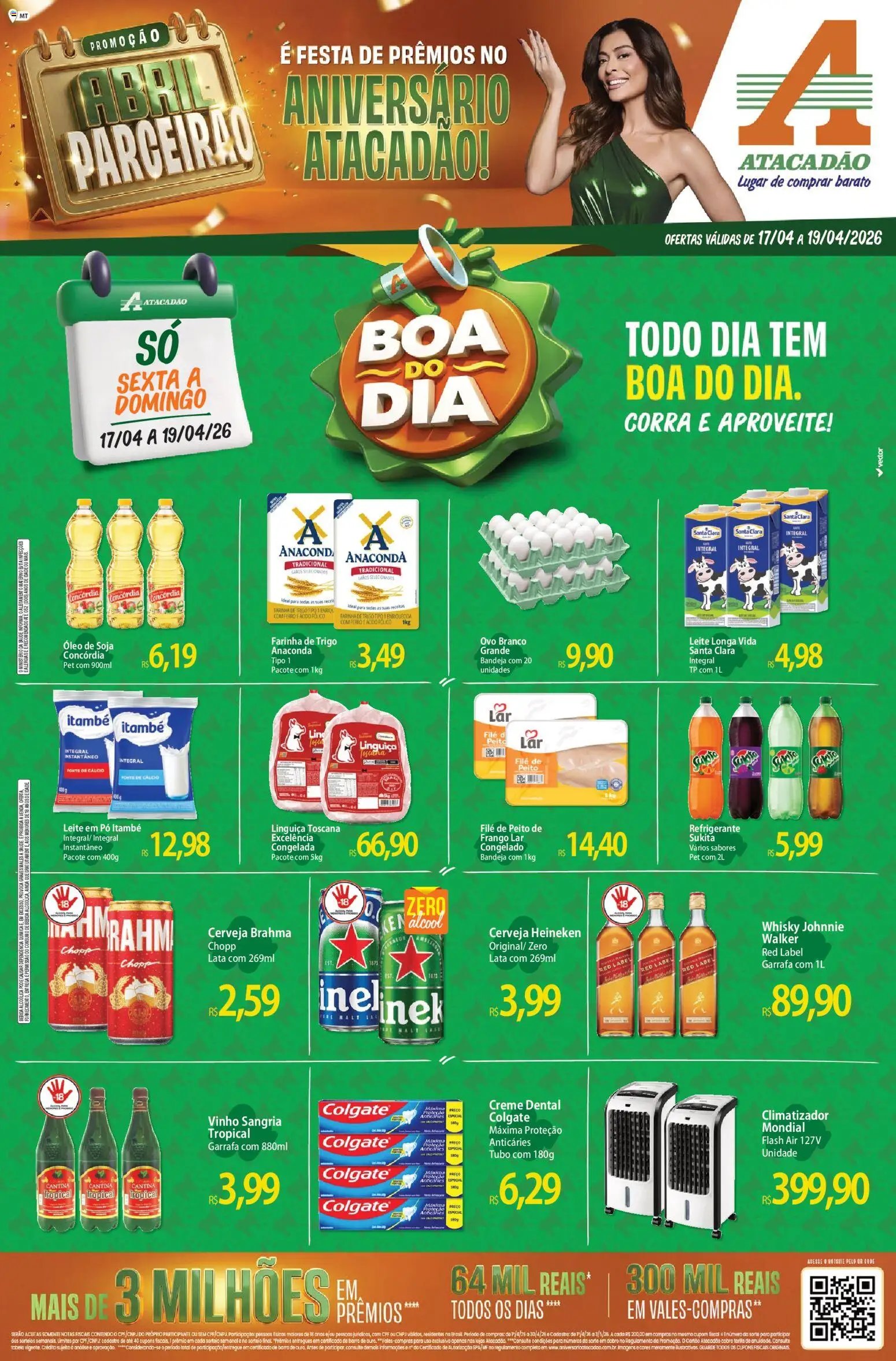 Atacadão folheto a partir de 17/04/2026 Atacadão ofertas - MT (2026-04-17 - 2026-04-19)