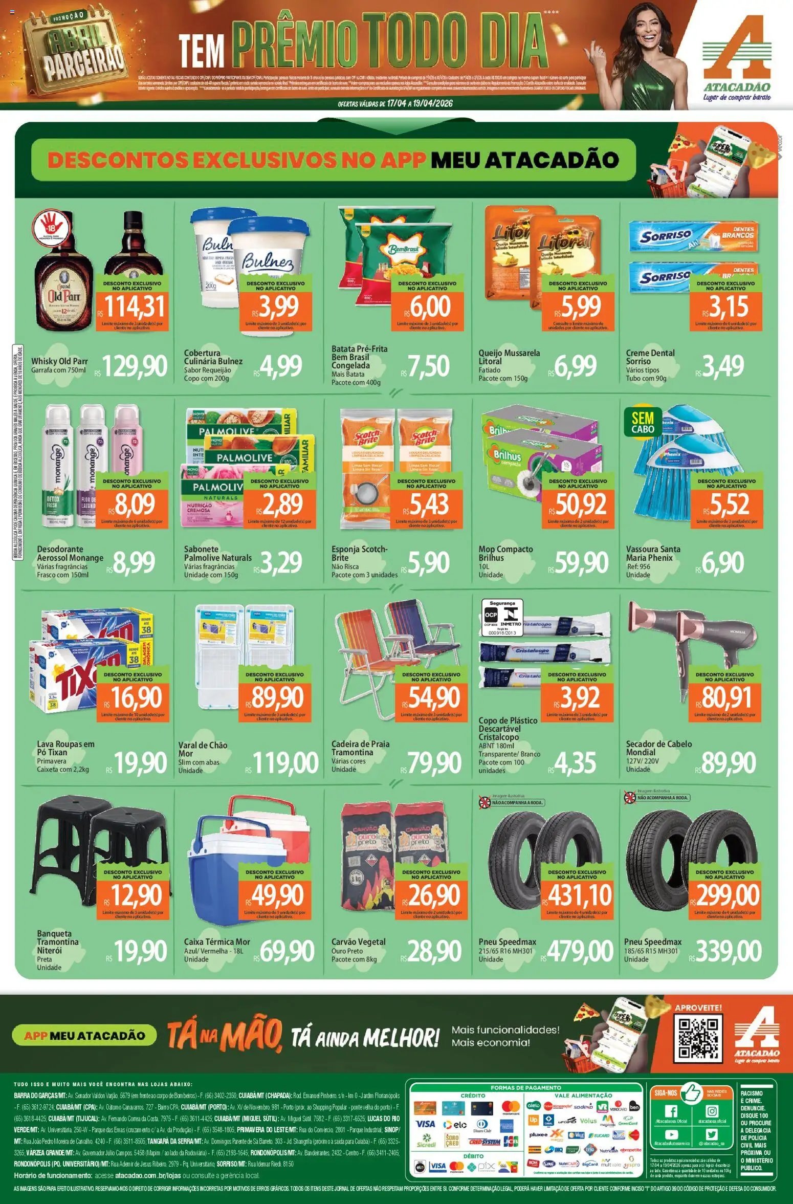 Atacadão folheto a partir de 17/04/2026 Atacadão ofertas - MT (2026-04-17 - 2026-04-19)