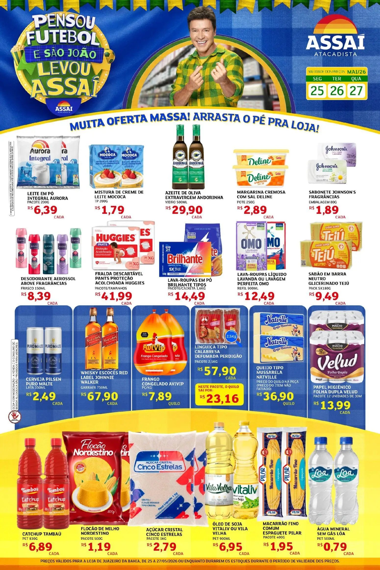 Assaí Atacadista folheto a partir de 25/05/2026 Assaí Atacadista ofertas - BA (2026-05-25 - 2026-05-27)