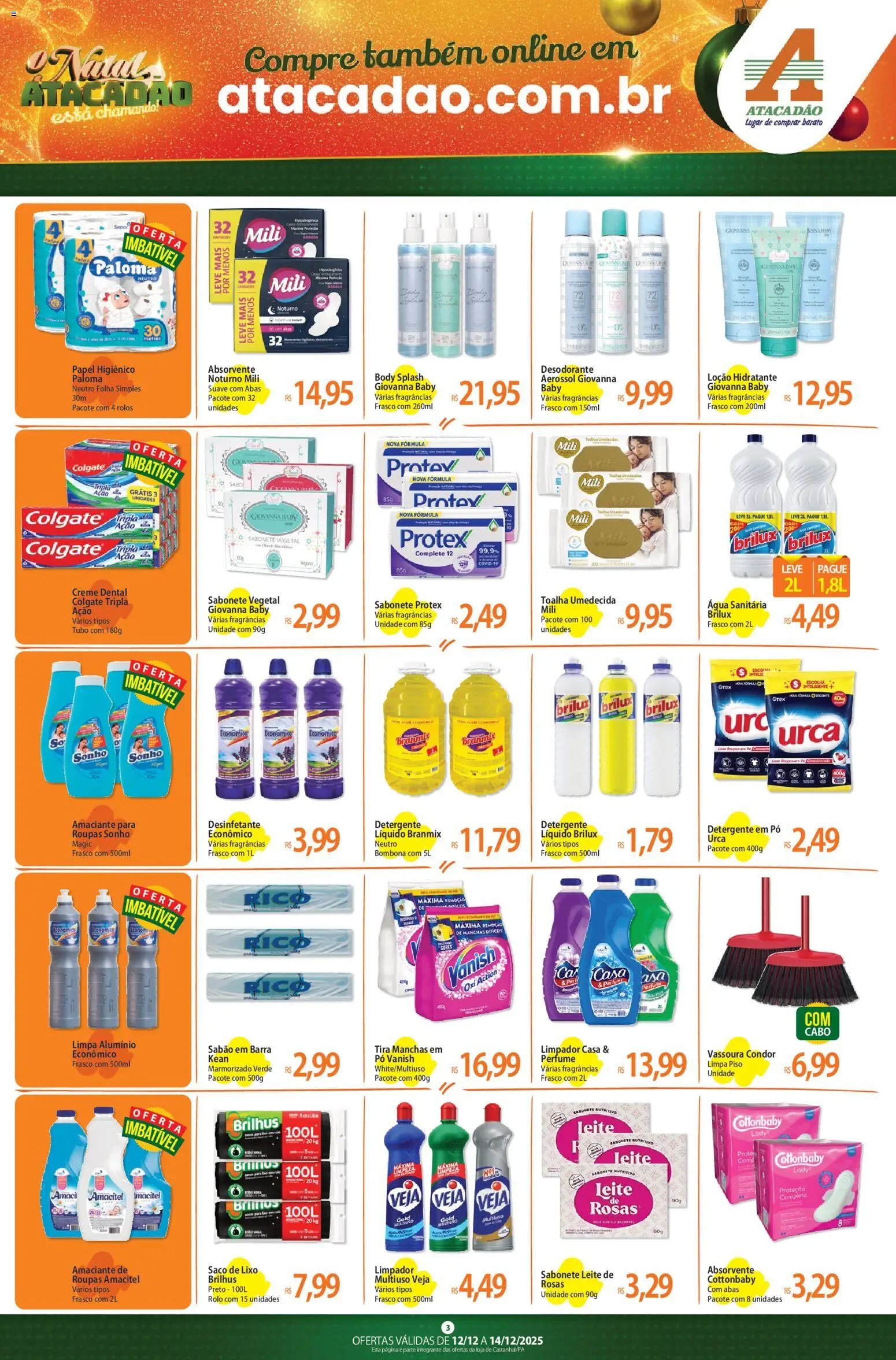 Atacadão folheto a partir de 12/12/2025 Ofertas - PA (2025-12-12 - 2025-12-14)
