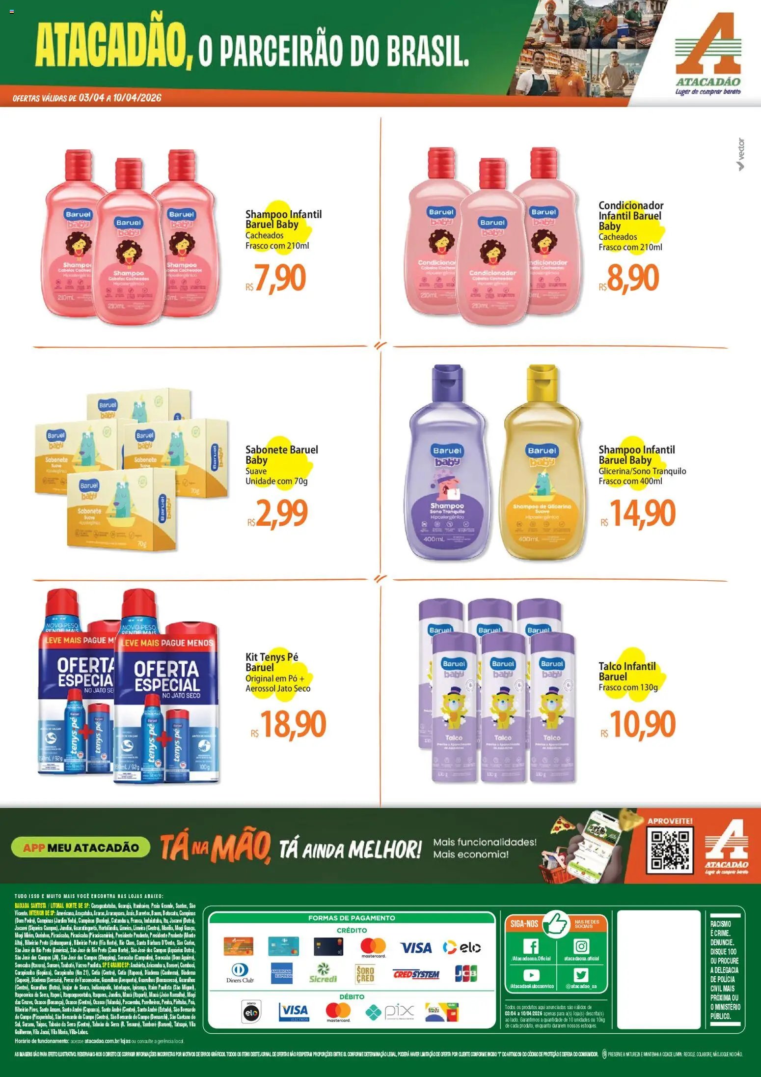 Atacadão folheto a partir de 03/04/2026 Atacadão ofertas - SP (2026-04-03 - 2026-04-10)