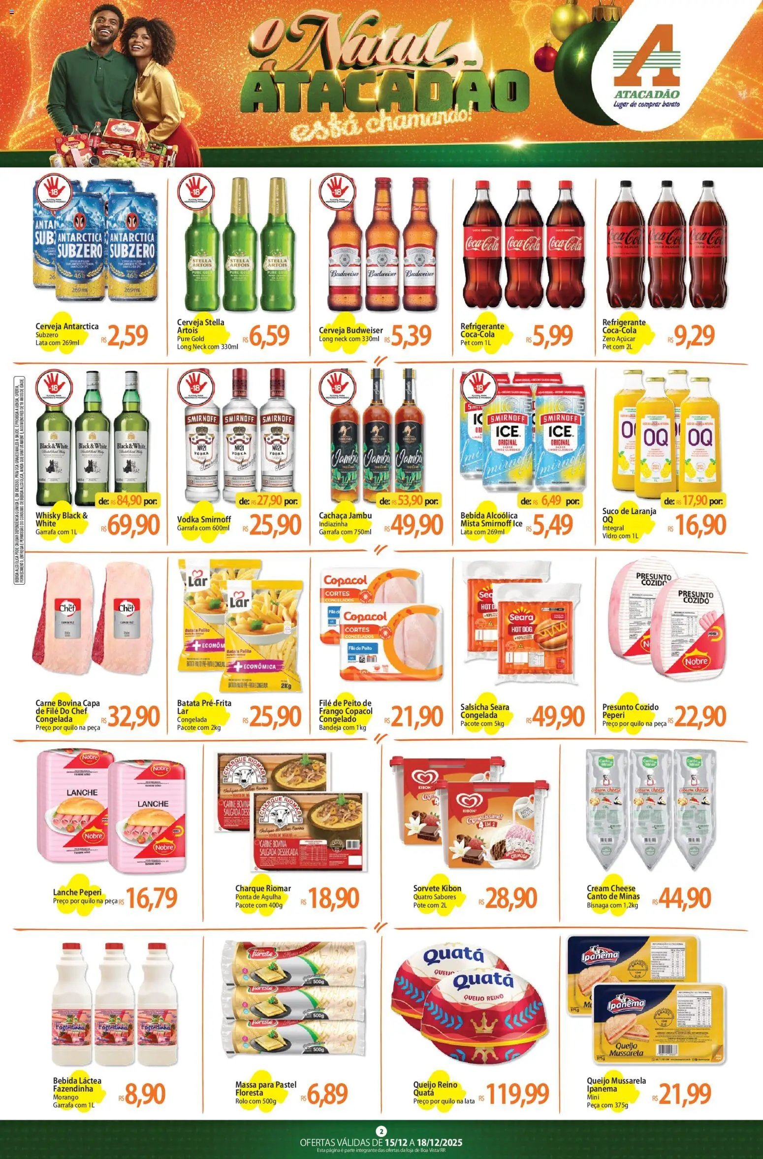 Atacadão folheto a partir de 15/12/2025 Ofertas - RR (2025-12-15 - 2025-12-18)