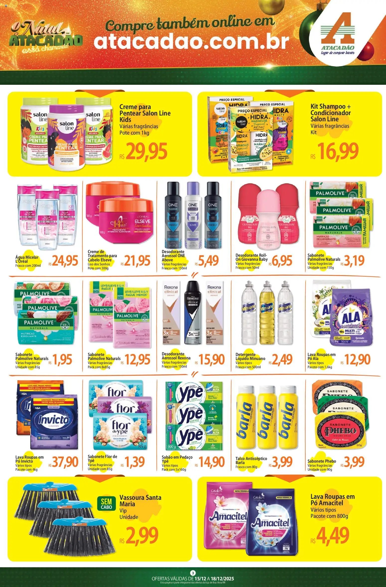 Atacadão folheto a partir de 15/12/2025 Ofertas - RR (2025-12-15 - 2025-12-18)