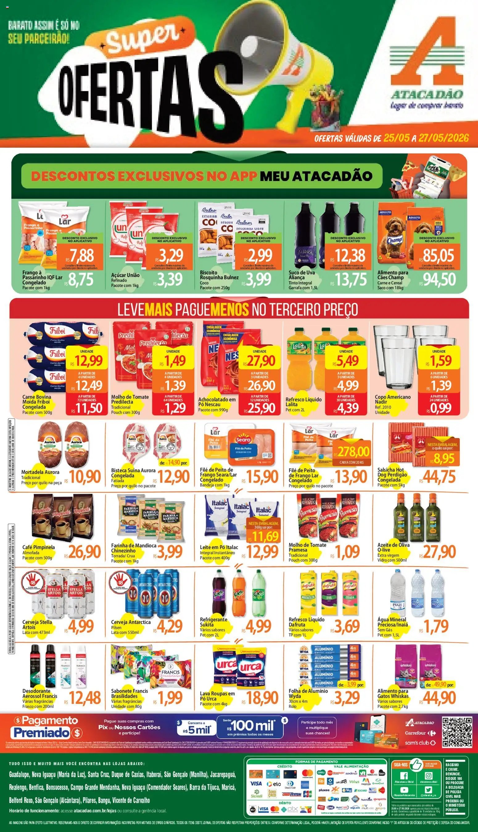Atacadão folheto a partir de 25/05/2026 Atacadão ofertas - RJ (2026-05-25 - 2026-05-27)