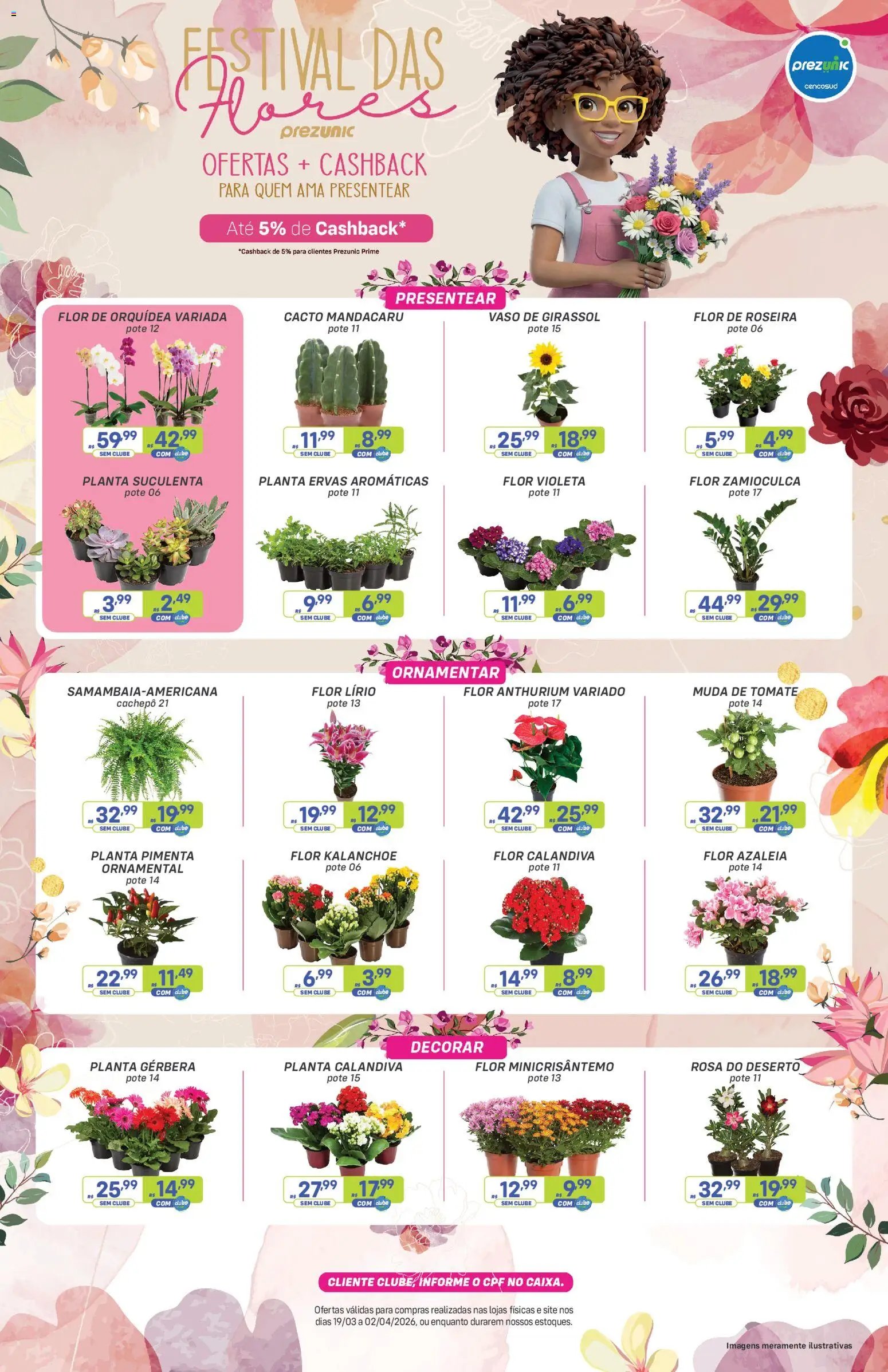 Prezunic folheto a partir de 19/04/2026 Prezunic ofertas Festival das Flores (2026-04-19 - 2027-04-02)