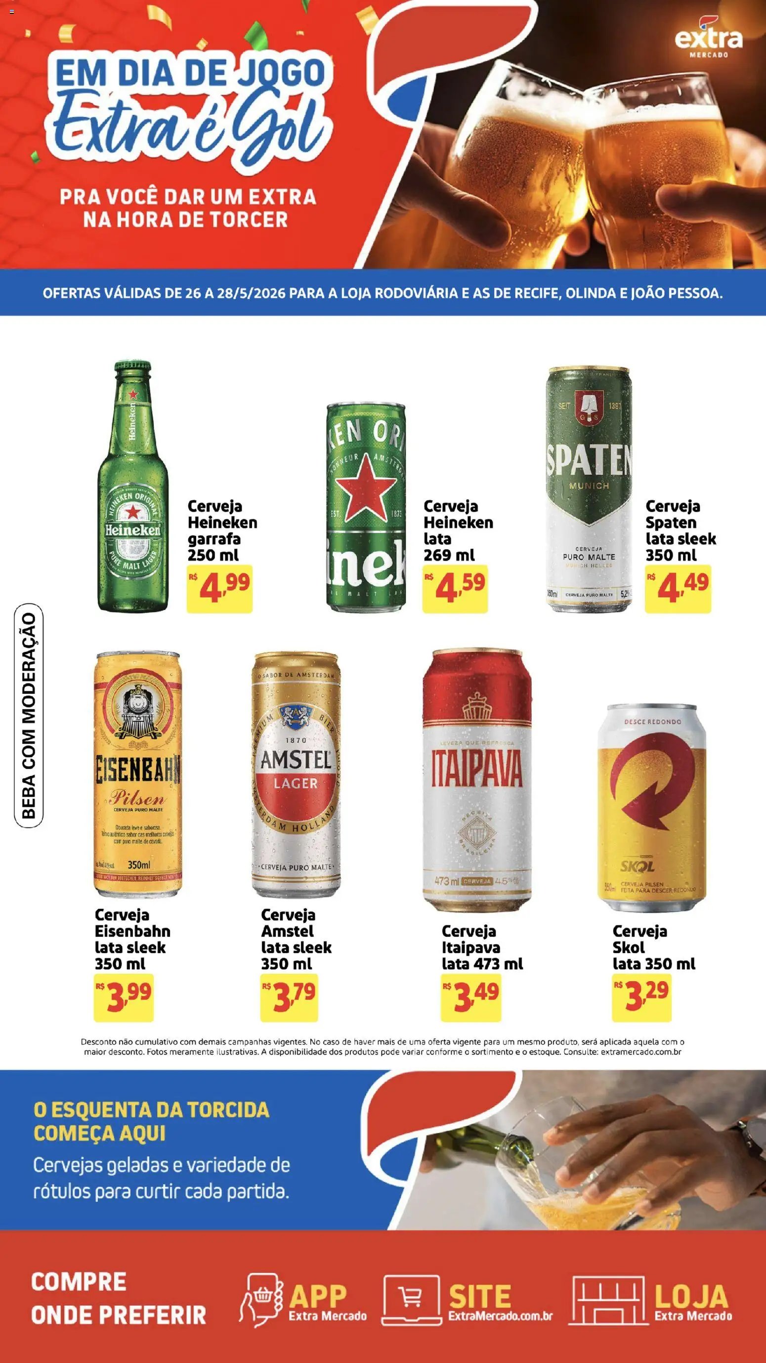 Extra folheto a partir de 26/05/2026 Extra ofertas de Mercado Viral Gol (2026-05-26 - 2026-05-28)