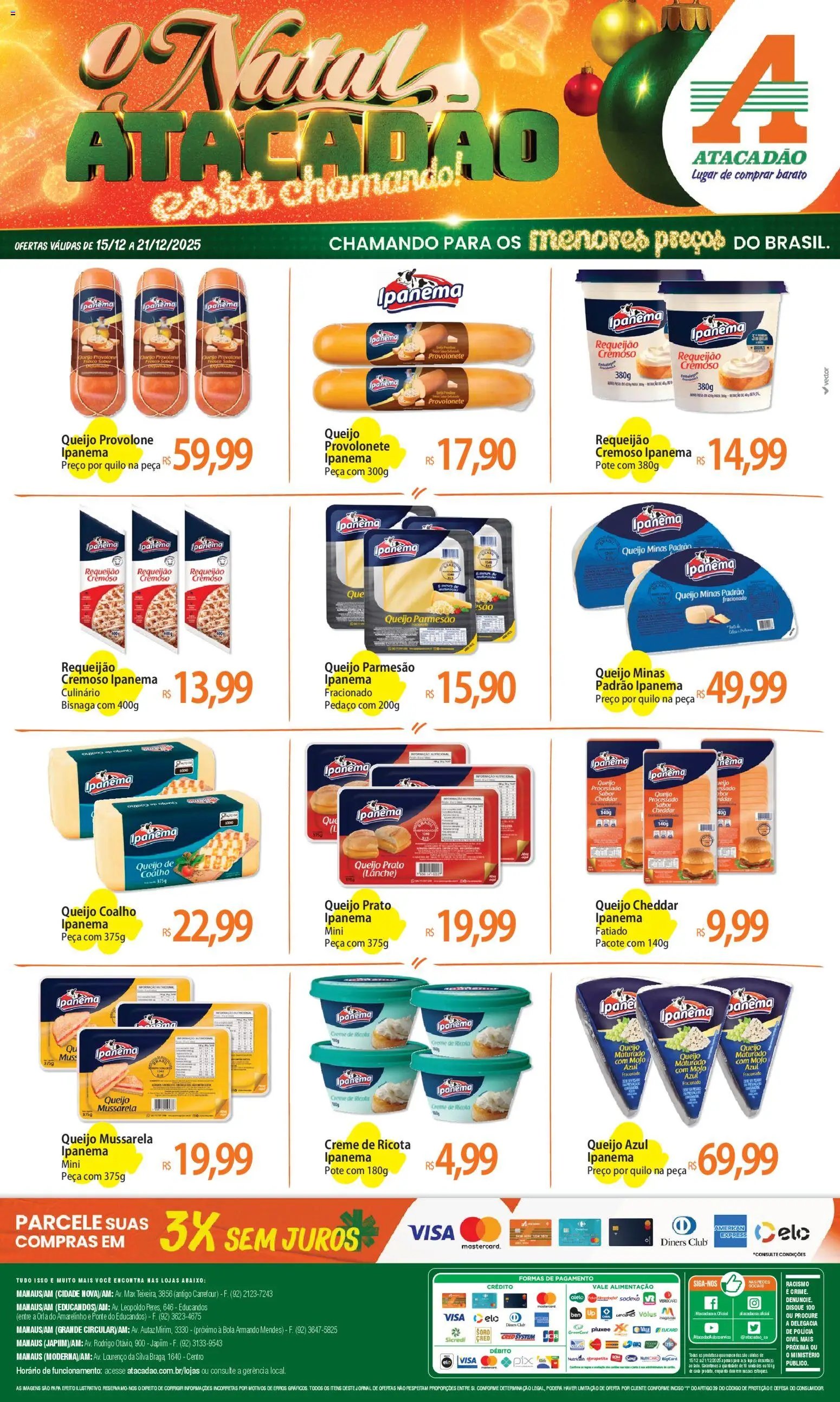 Atacadão folheto a partir de 15/12/2025 Ofertas - AM (2025-12-15 - 2025-12-21)