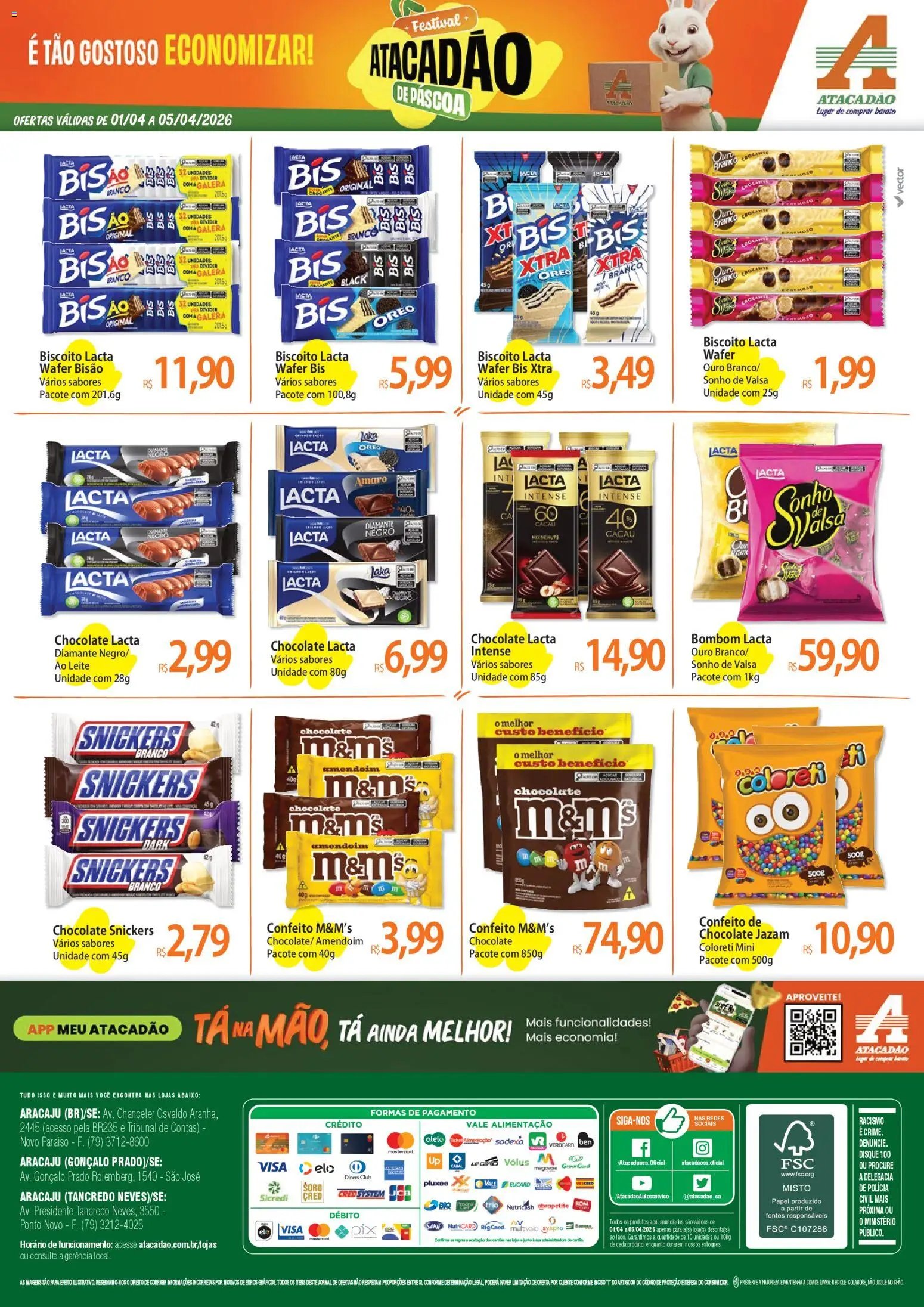 Atacadão folheto a partir de 01/04/2026 Atacadão ofertas - SE (2026-04-01 - 2026-04-05)